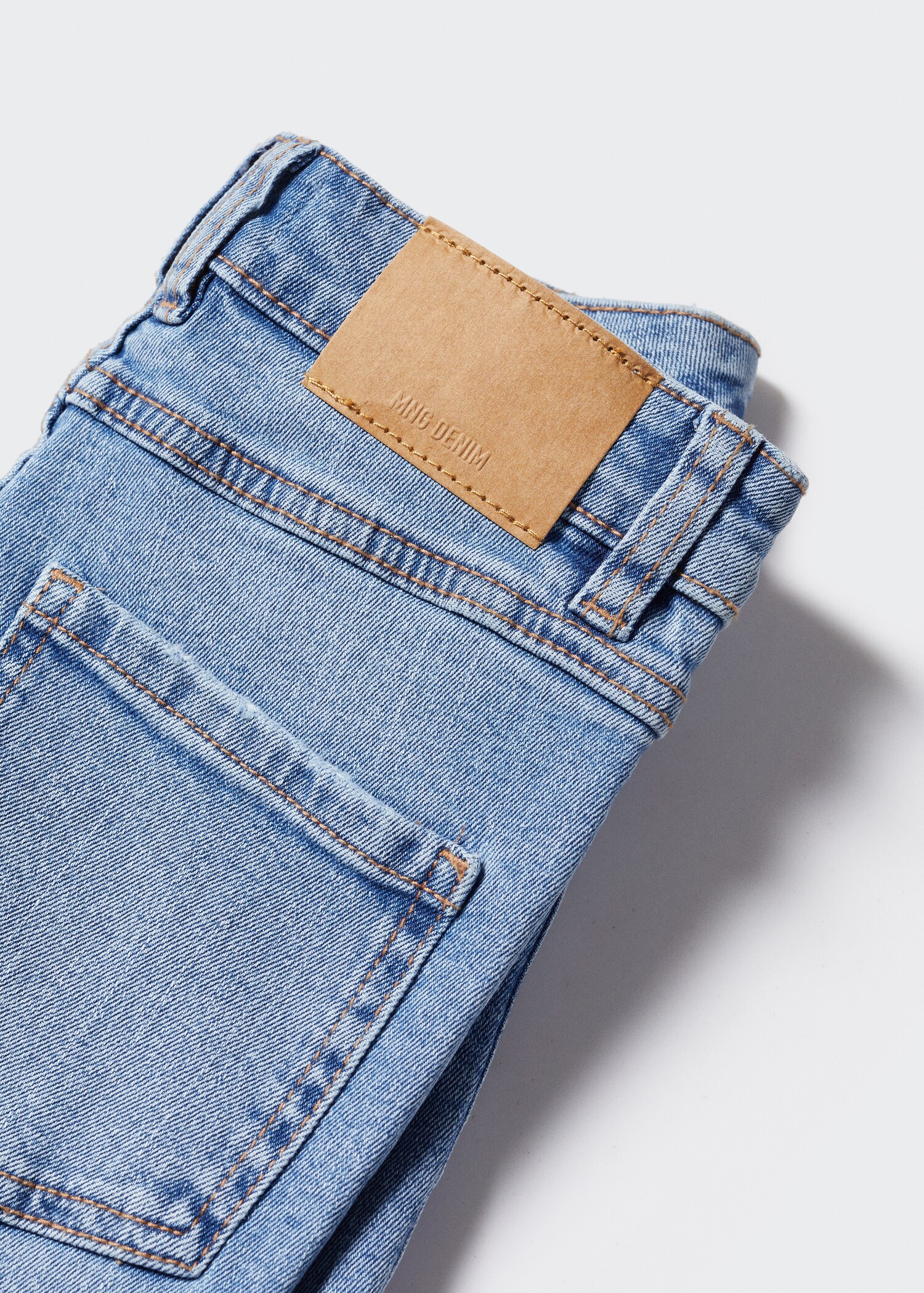Cotton denim shorts - Details of the article 8