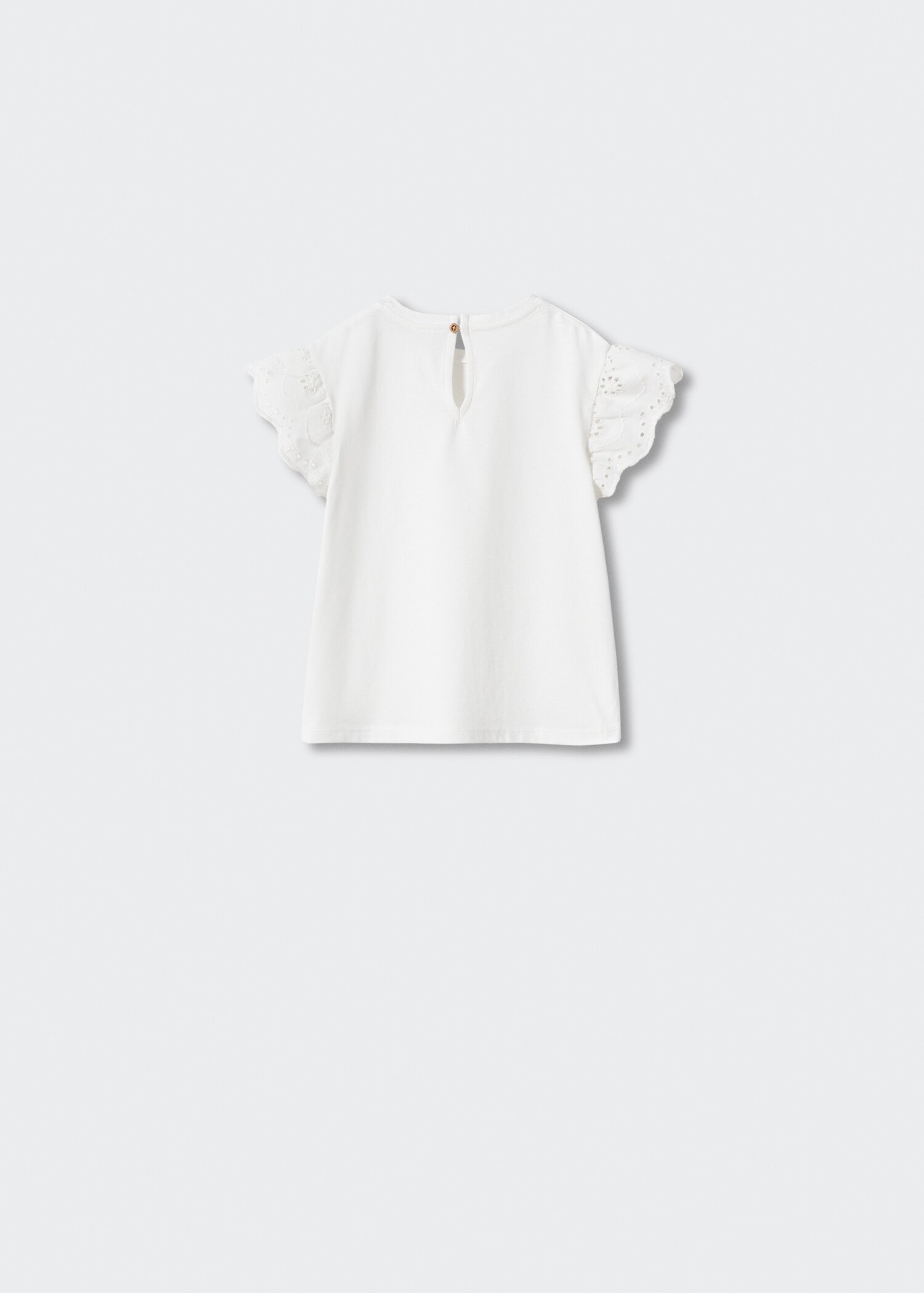 Ruffle textured T-shirt - Reverse of the article