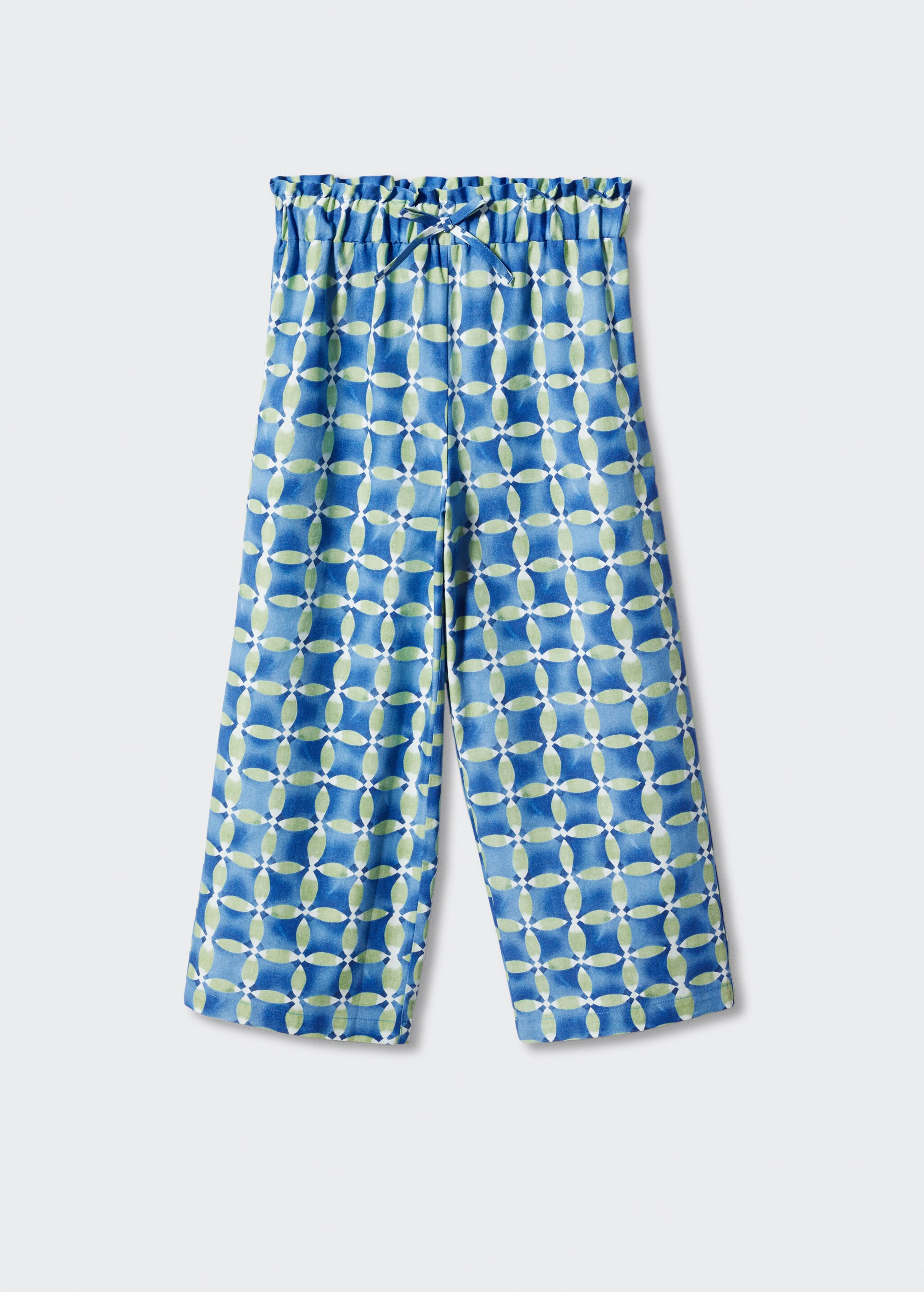 Printed culotte trousers - Article without model