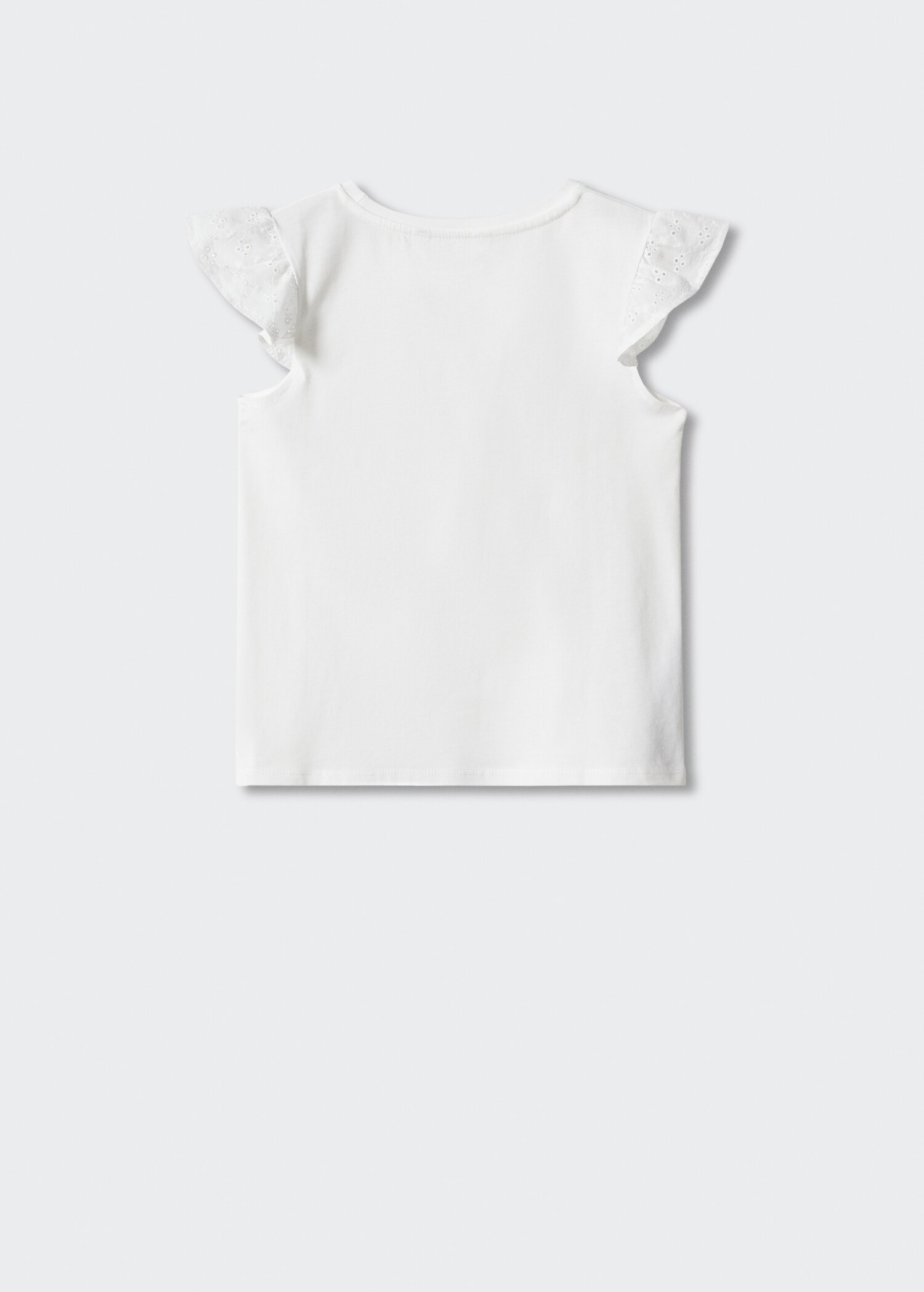 T-Shirt mit Volantärmel  - Rückseite des Artikels