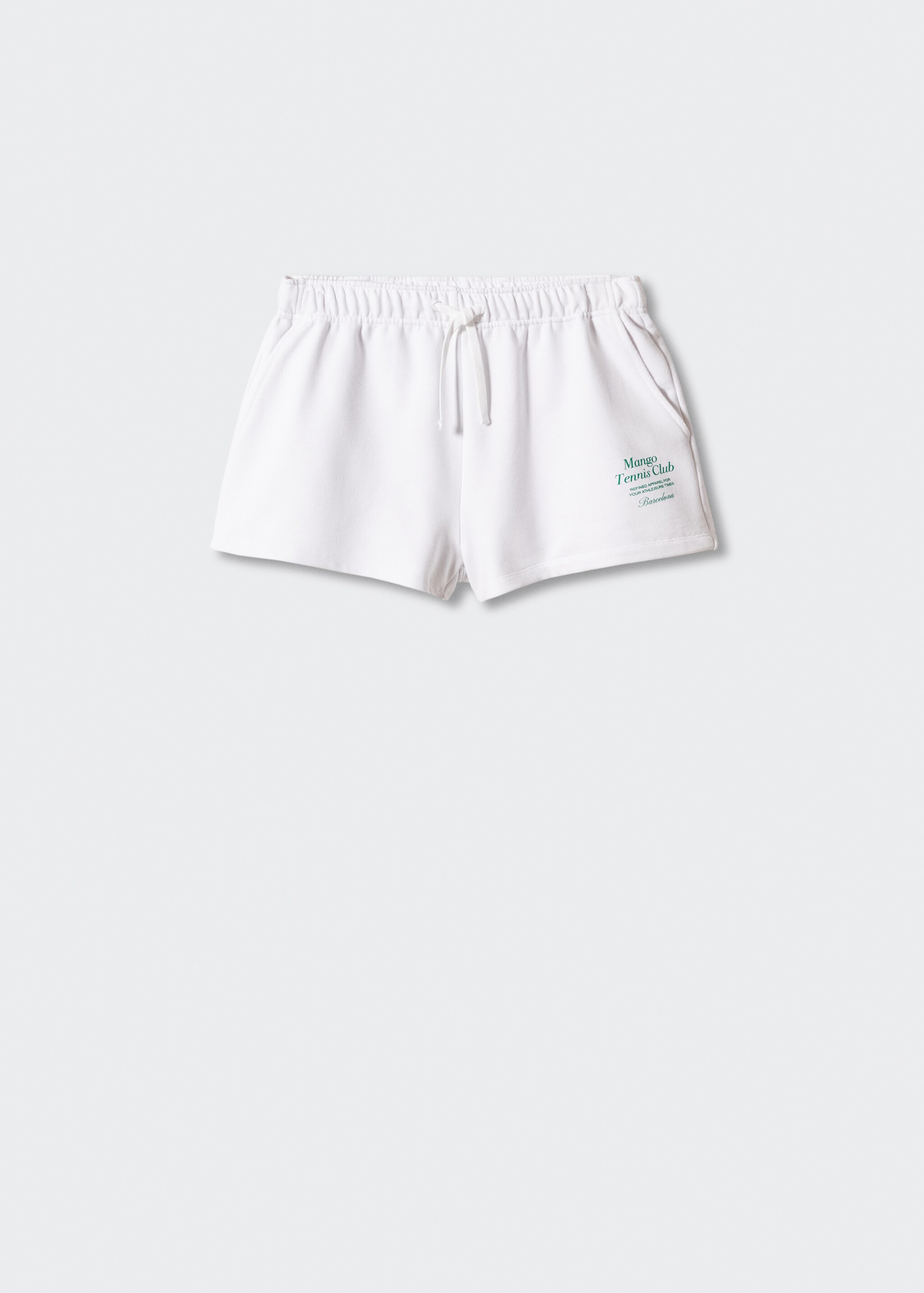 Knitted shorts with logo - Article without model