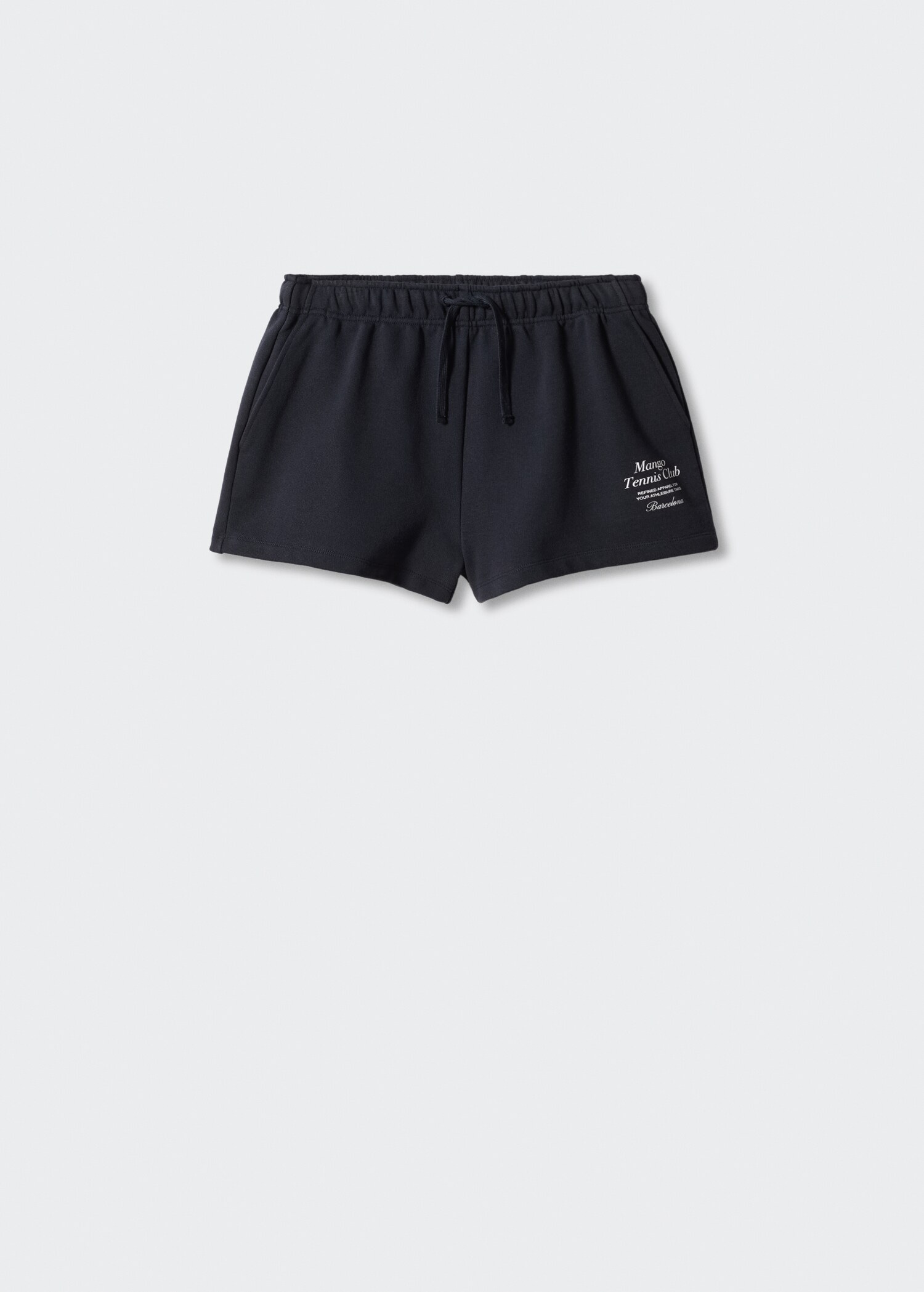 Knitted shorts with logo - Article without model