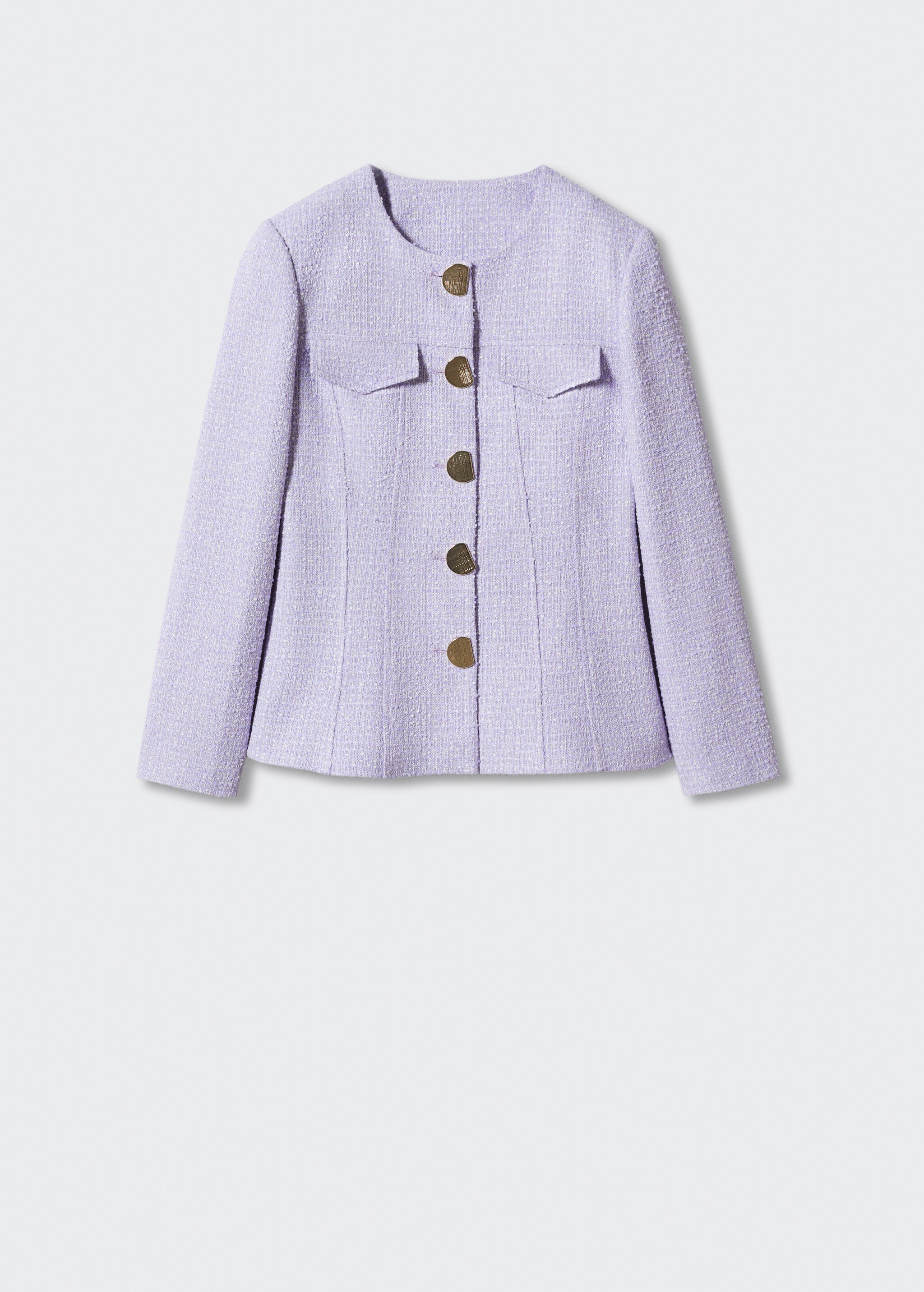 Tweed jacket with metal buttons - Article without model
