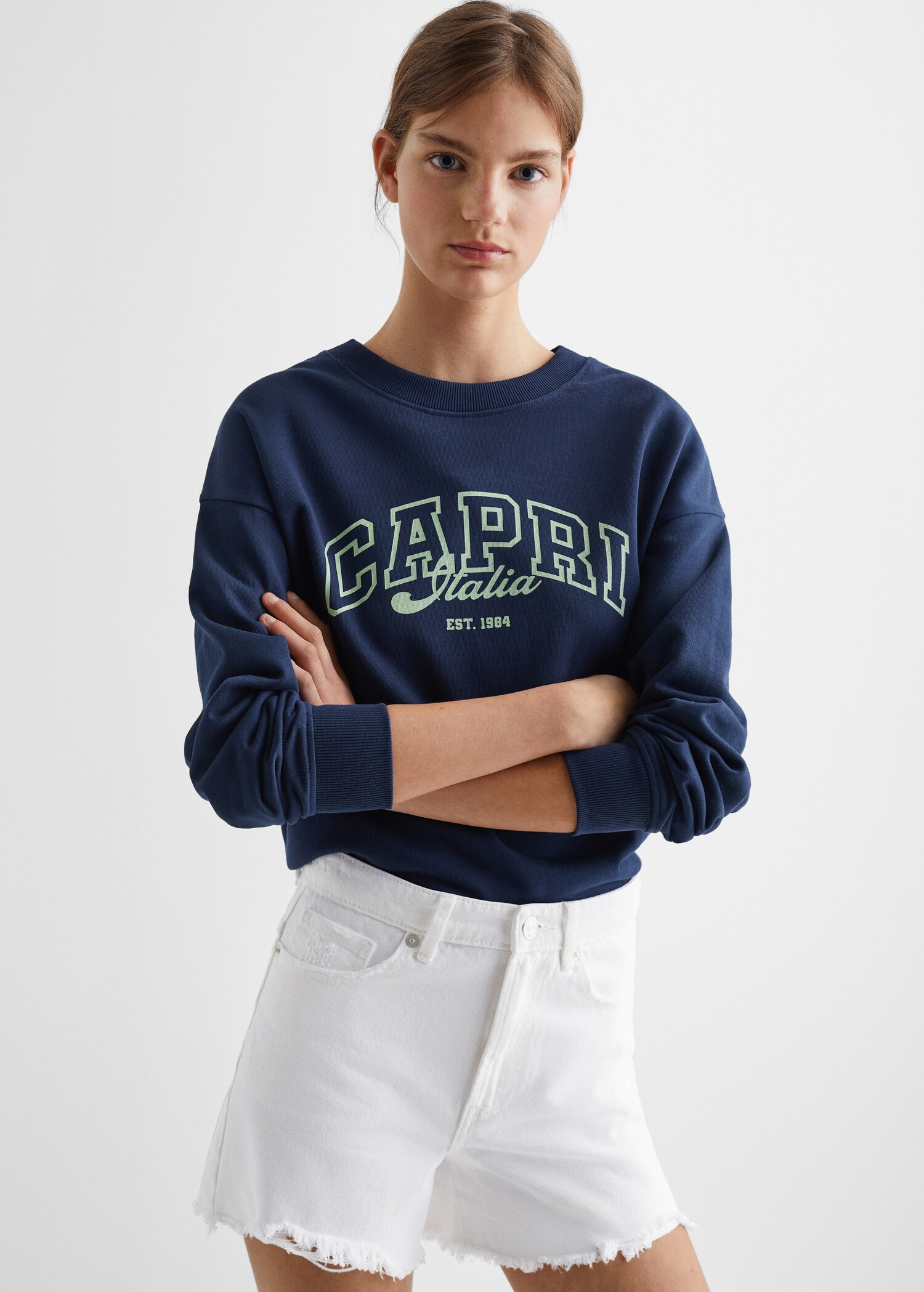 Short denim strappi - Piano medio