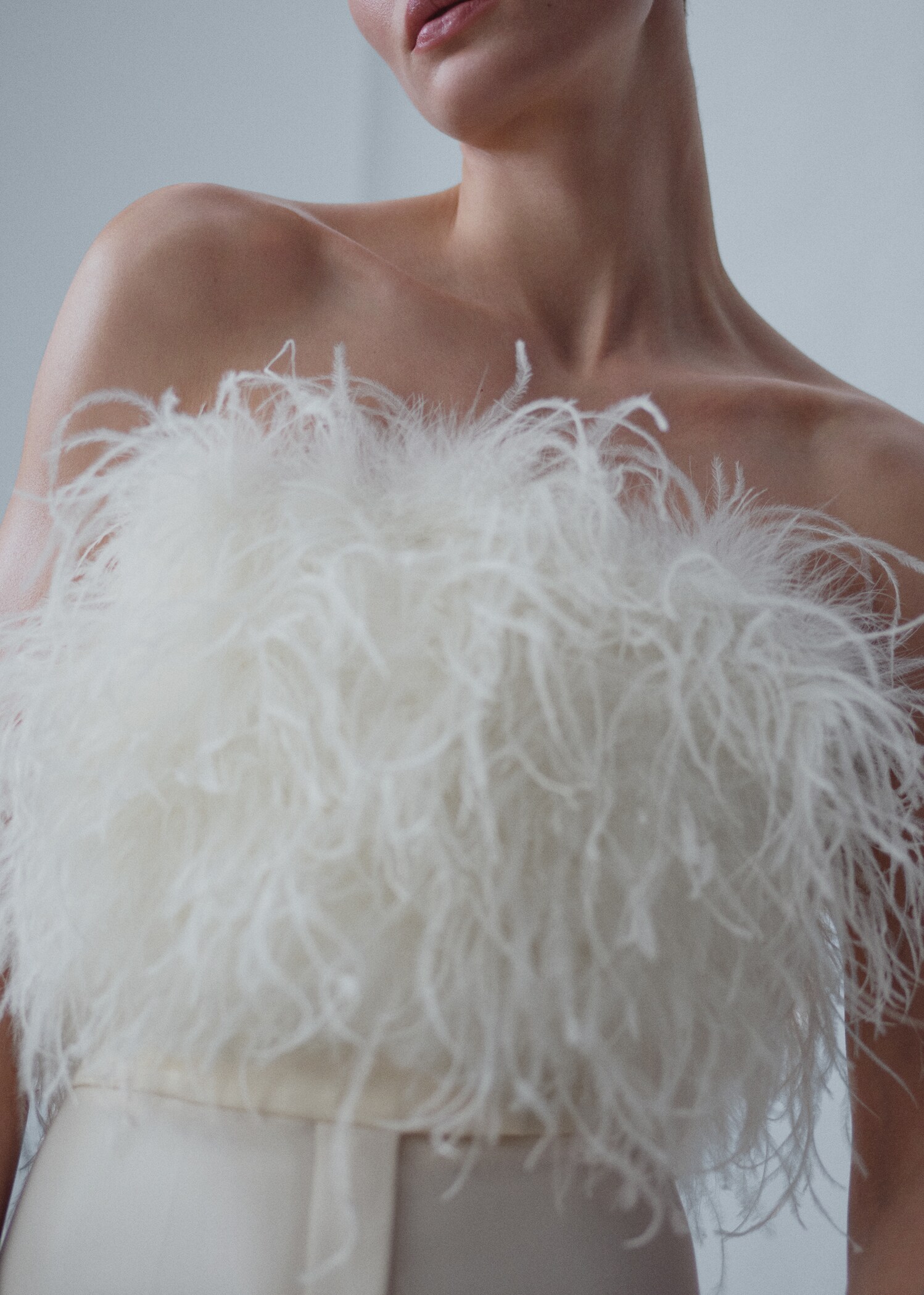 Feather bandeau-style top - Details of the article 4