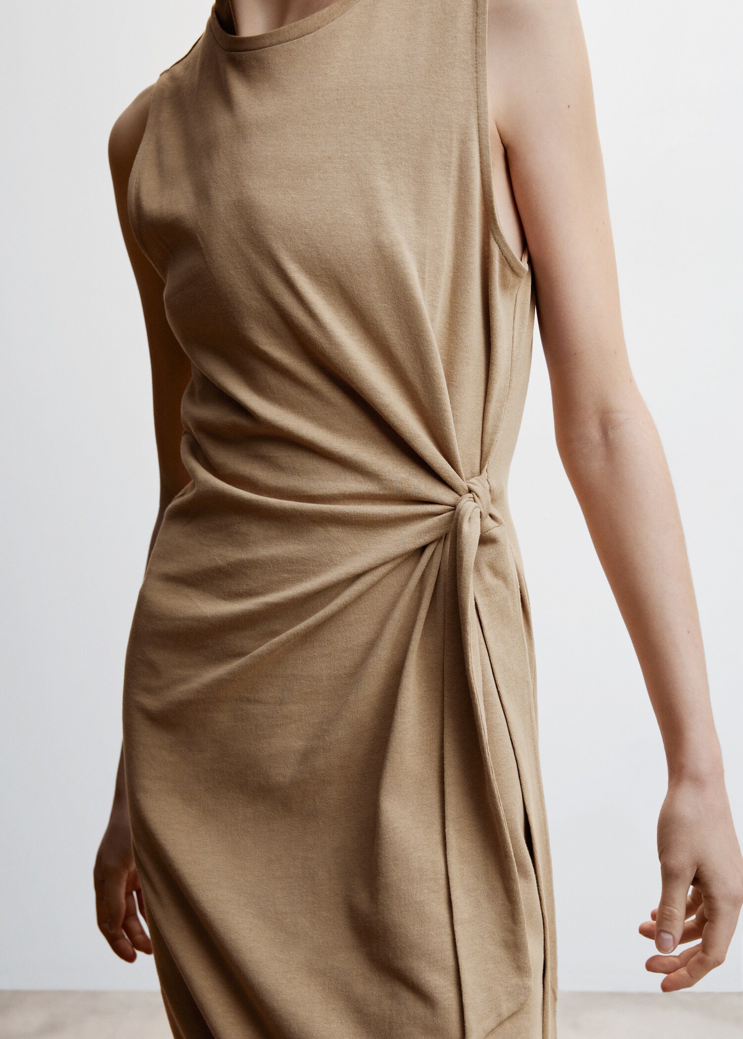 Bow cut-out detail dress - Details of the article 6
