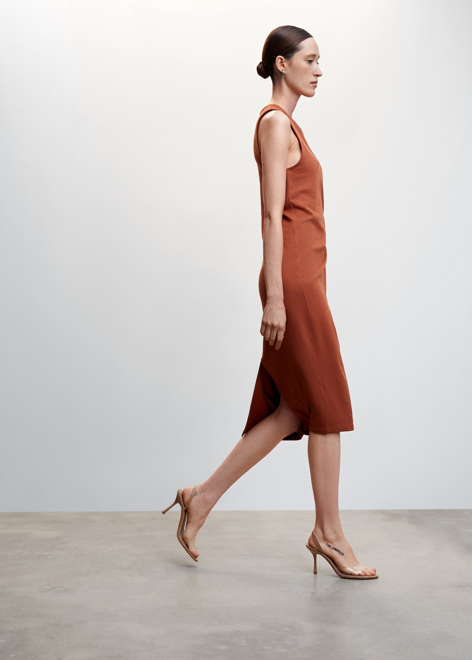 Bow cut-out detail dress - Details of the article 2