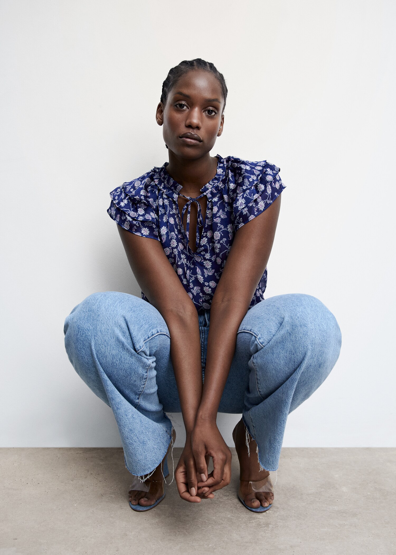 Blusa floral volantes - Detalle del artículo 5