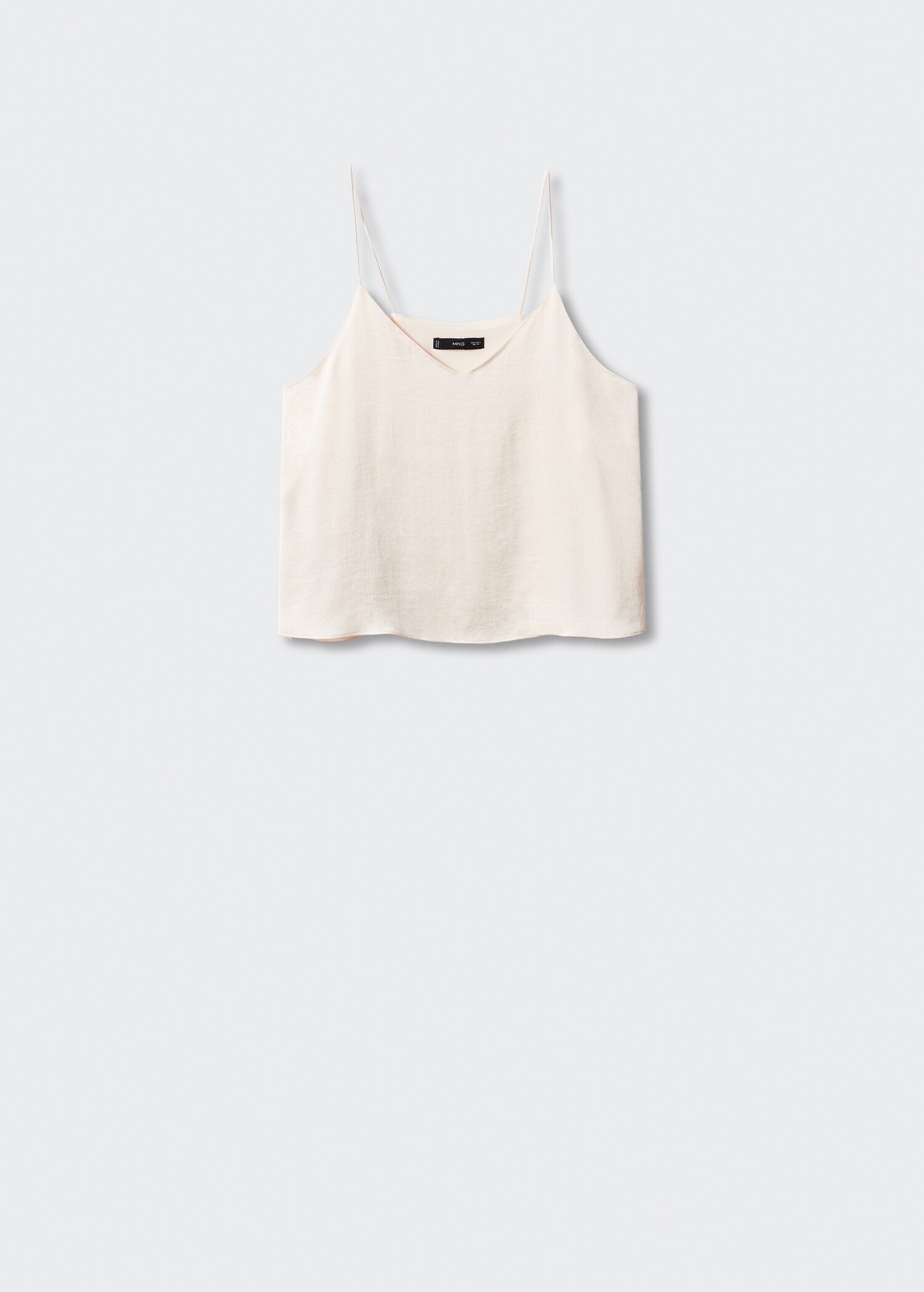 Satin top with straps - Article without model