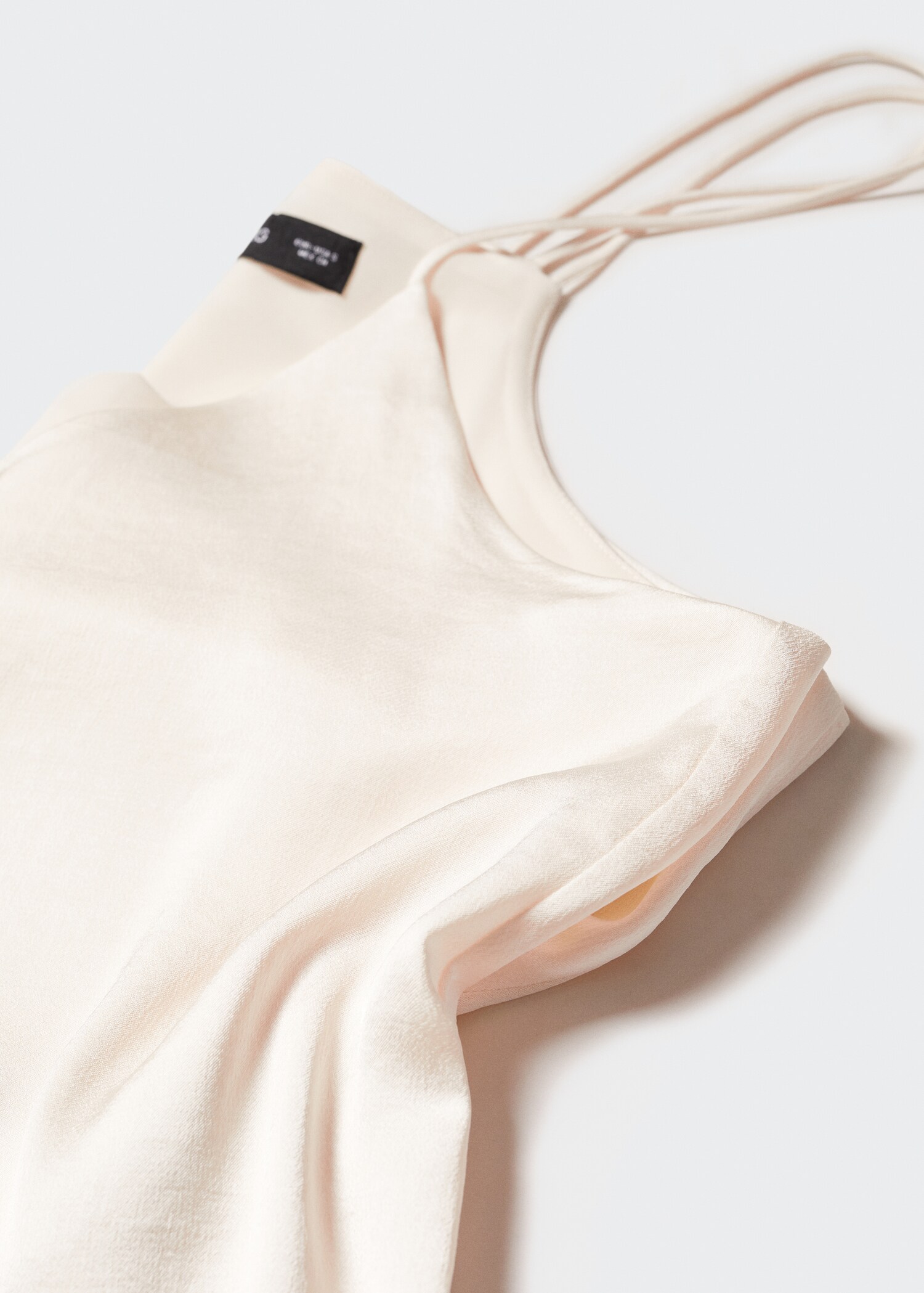 Satin top with straps - Details of the article 8