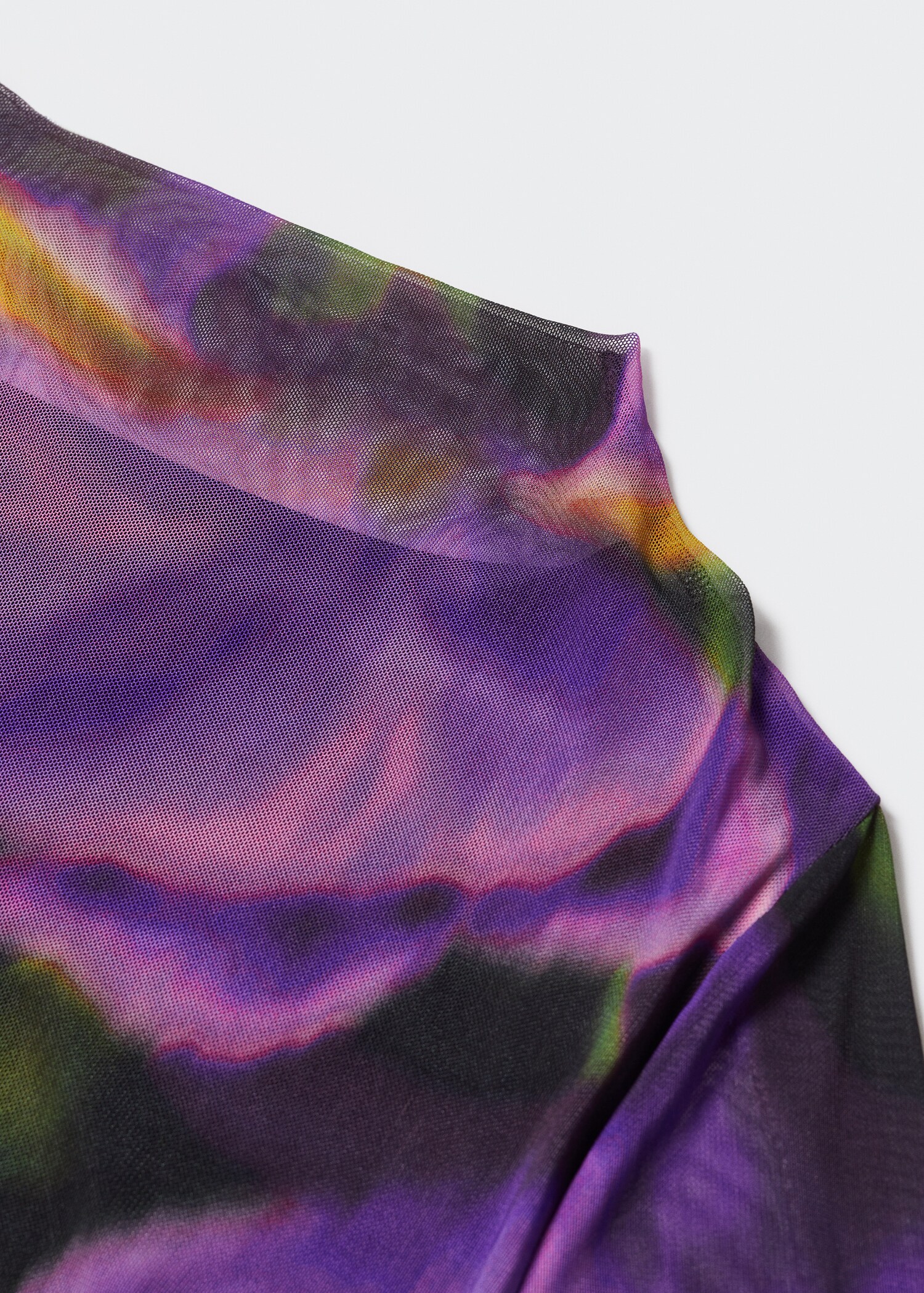 Vestido tul estampado floral - Detalle del artículo 8