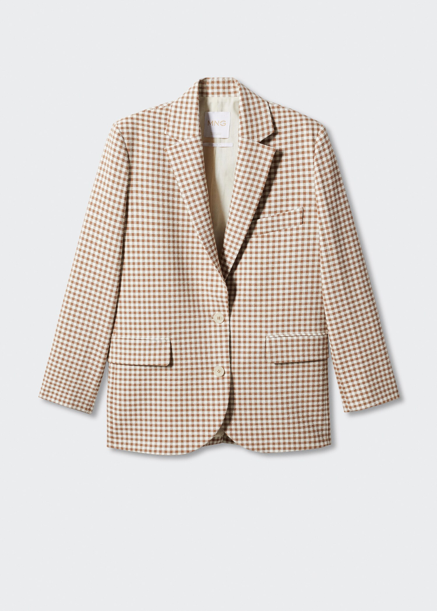 Gingham blazer - Article without model