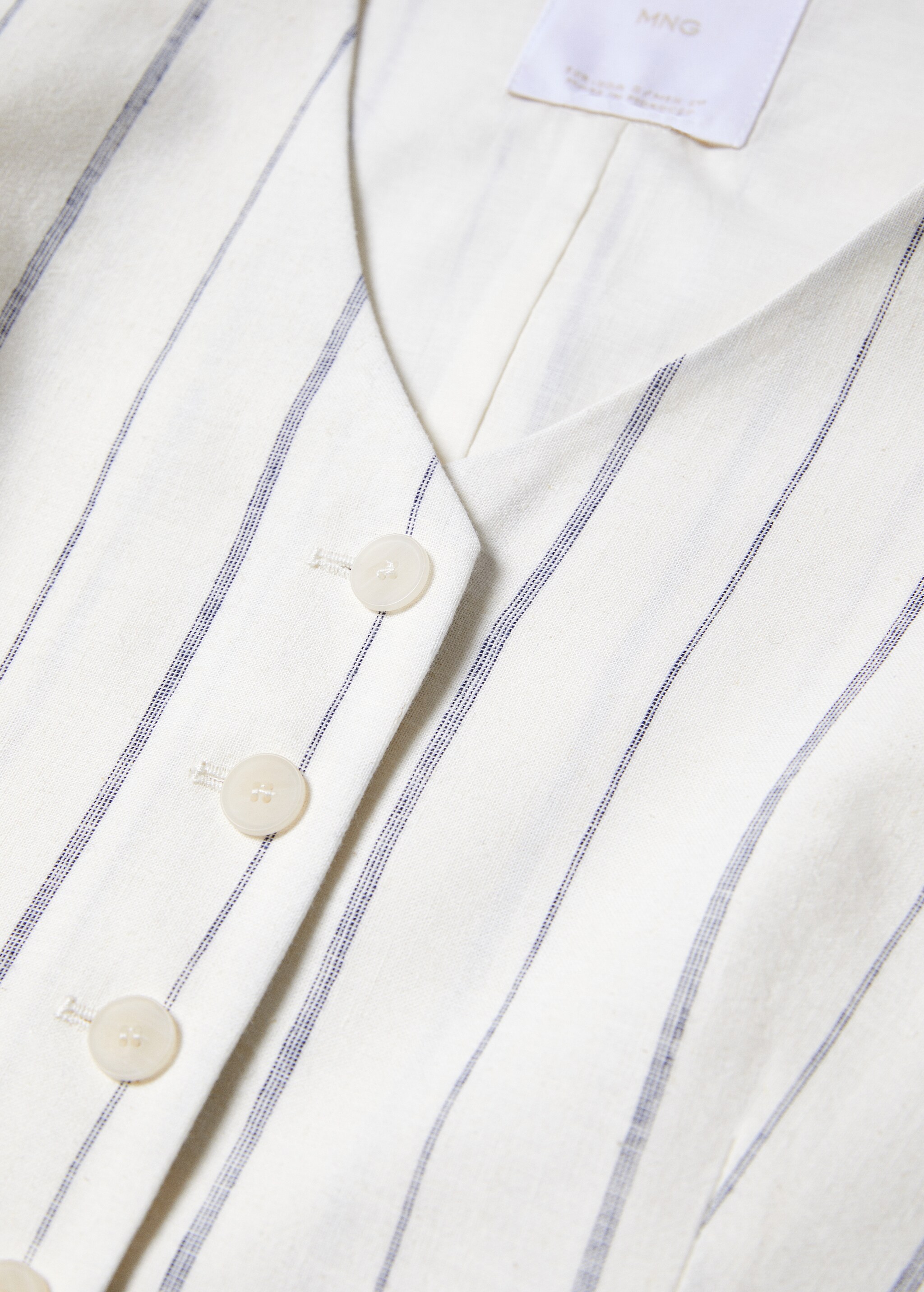 Striped suit waistcoat - Details of the article 8