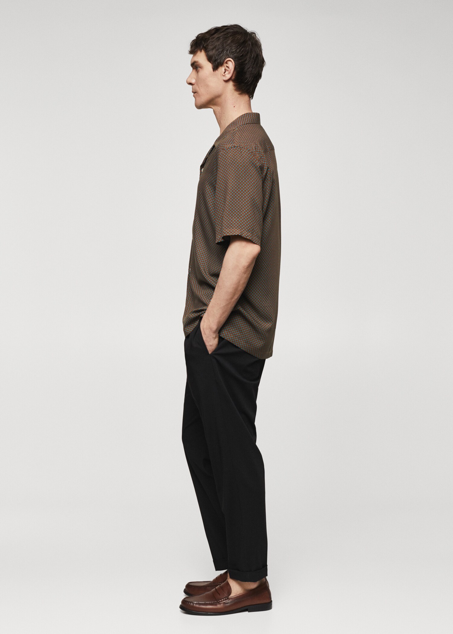 Printed short-sleeved shirt - Details of the article 2