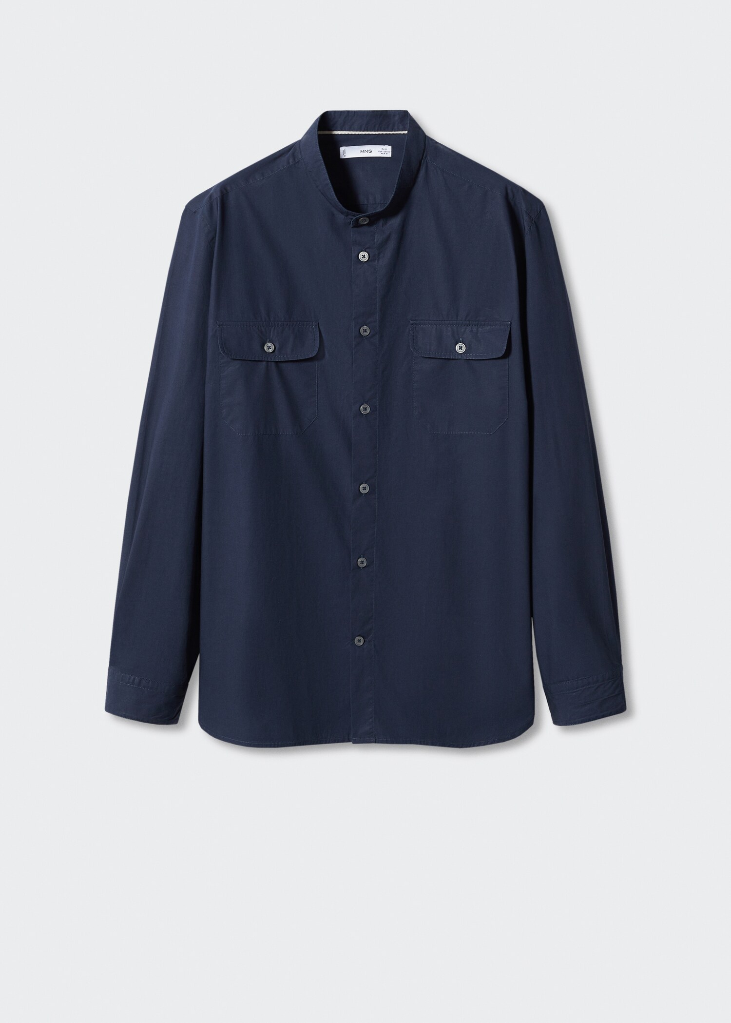Camisa slim fit Mao cotó - Article sense model