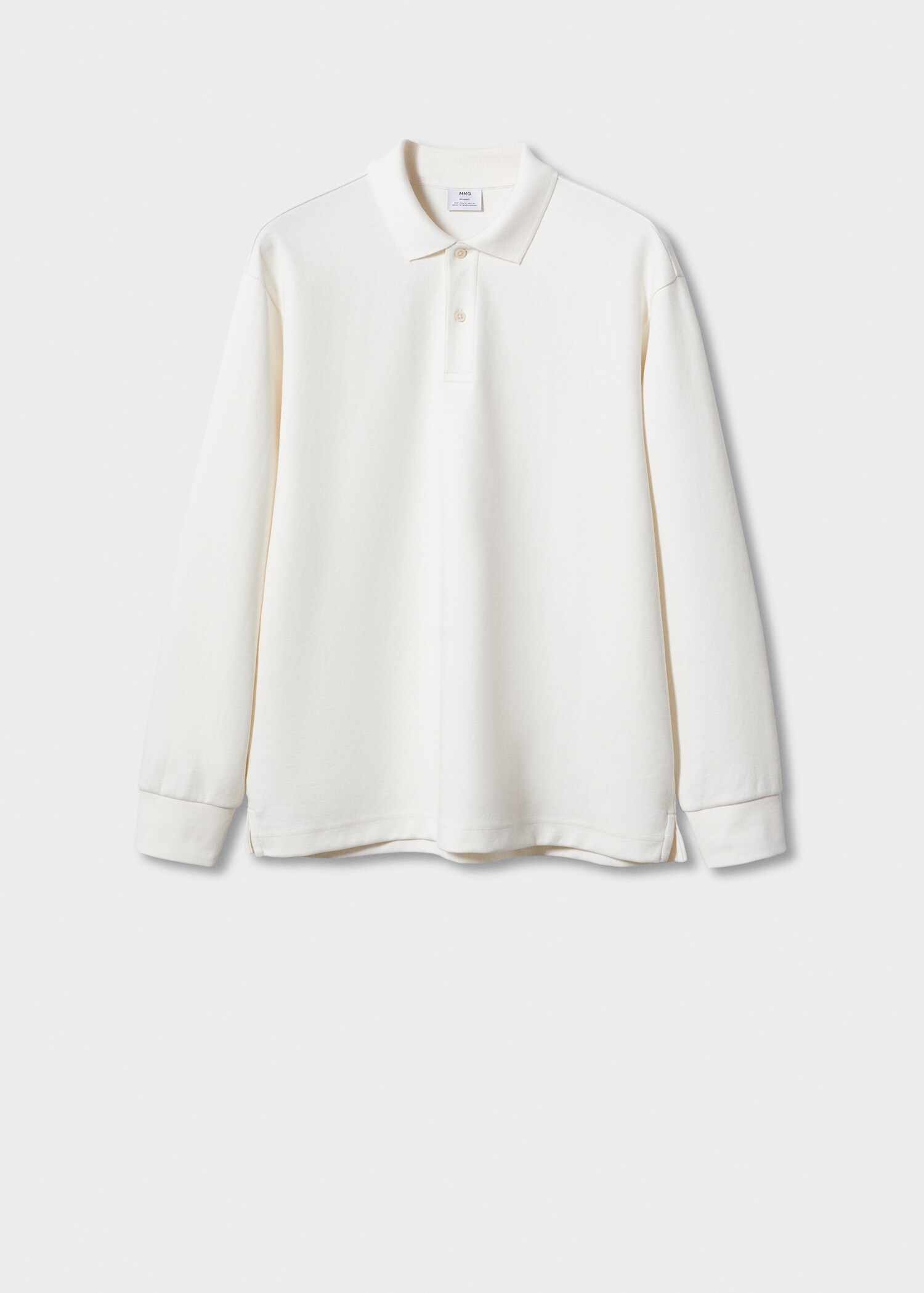 Long sleeves cotton polo - Article without model