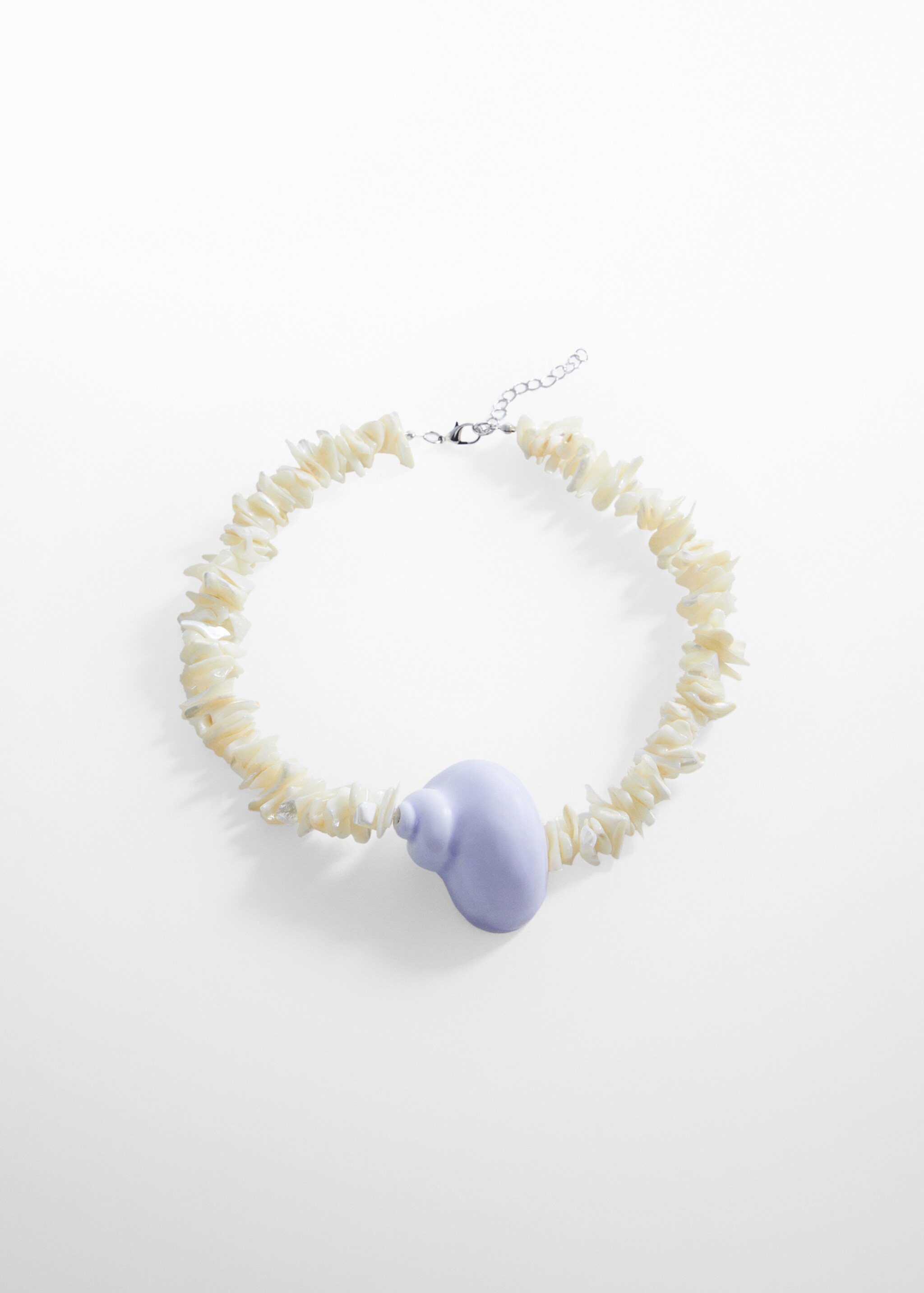 Shell necklace with mother-of-pearl beads - Article without model