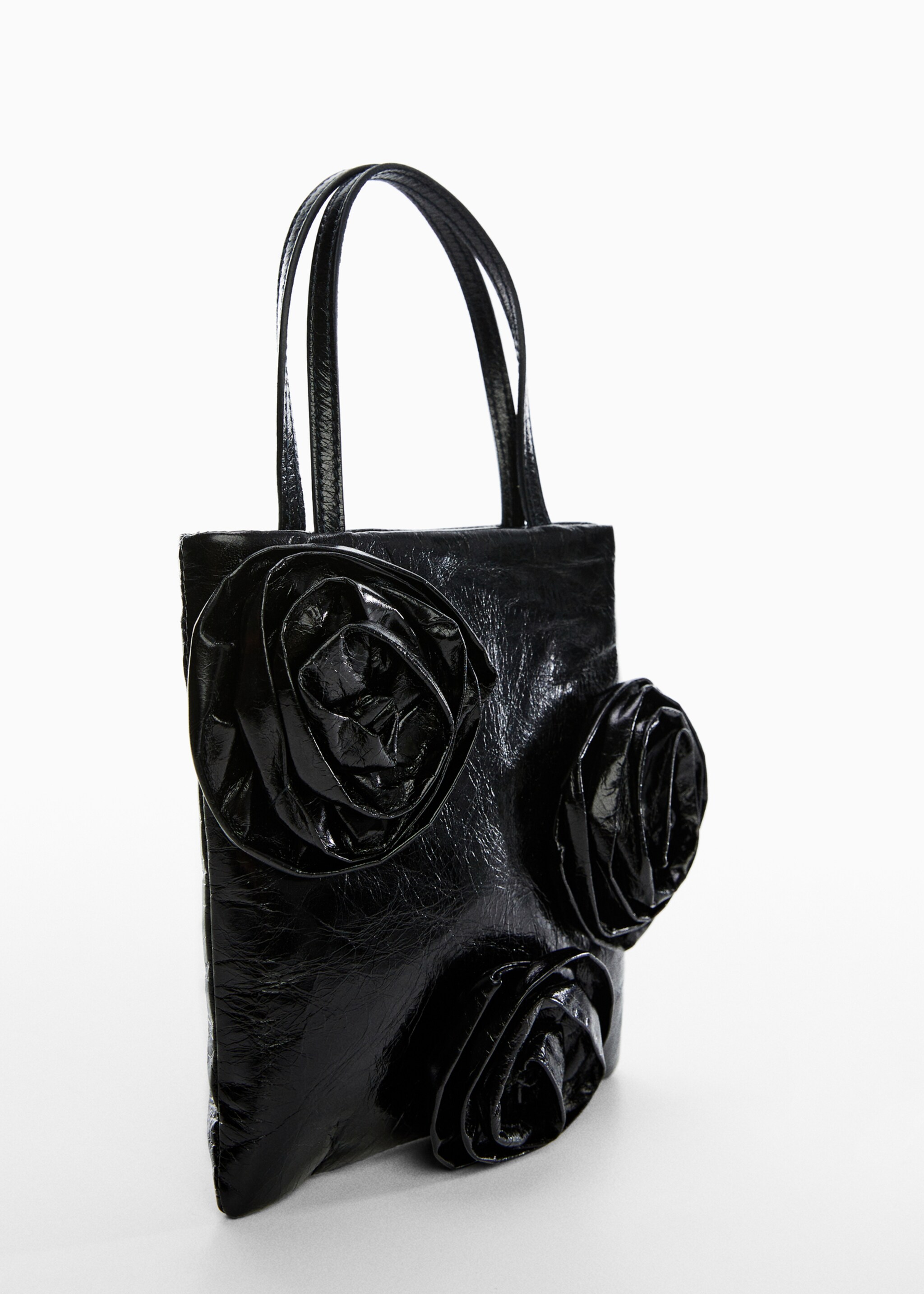 Bolso piel maxi flores - Plano medio
