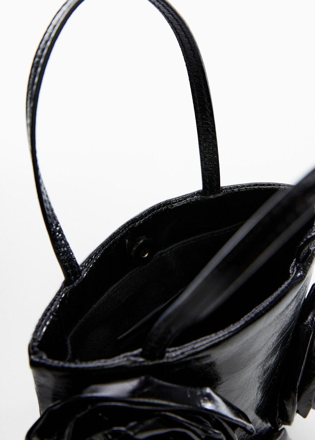 Mango sac cuir outlet