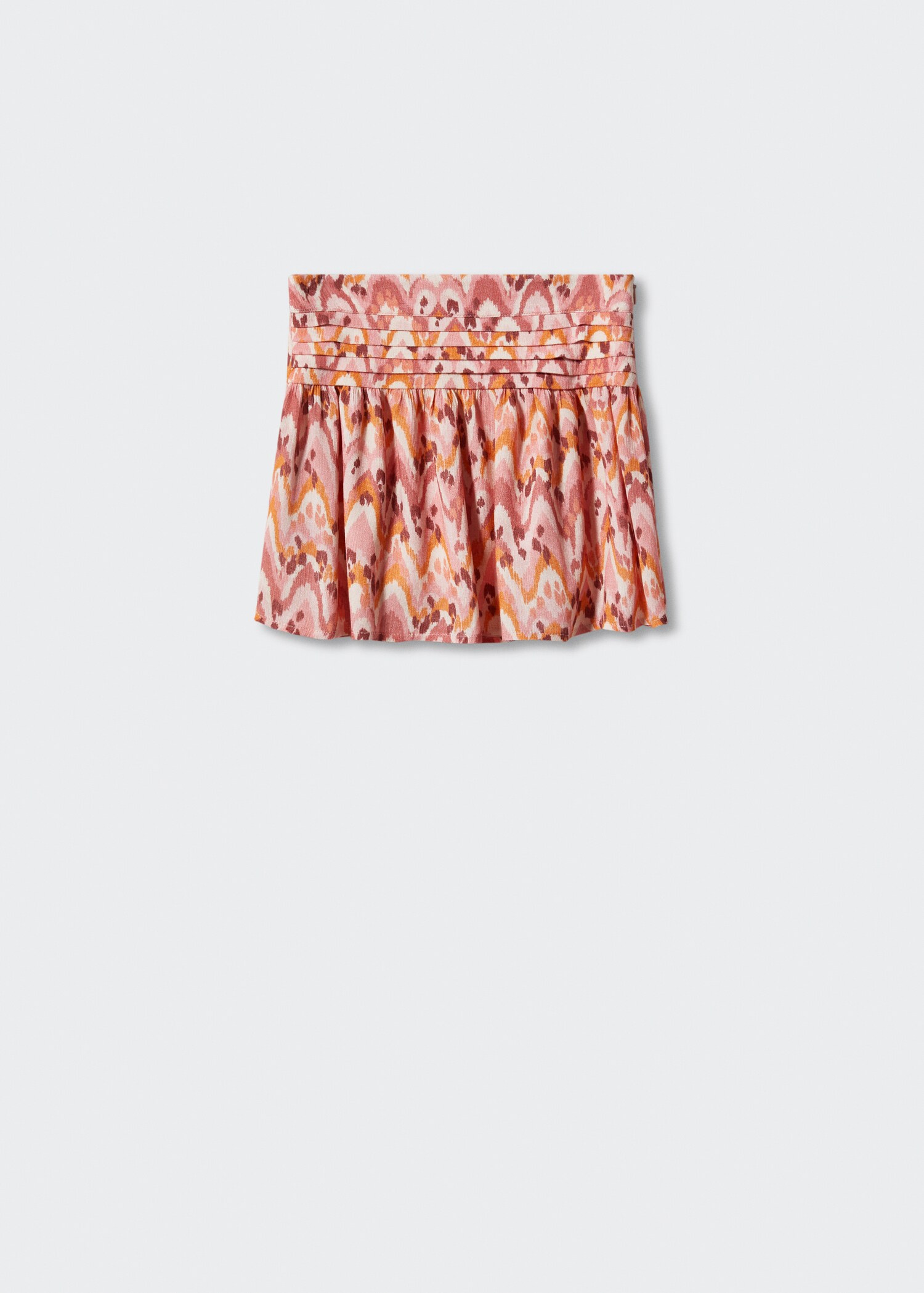 Falda estampada pliegues - Artículo sin modelo