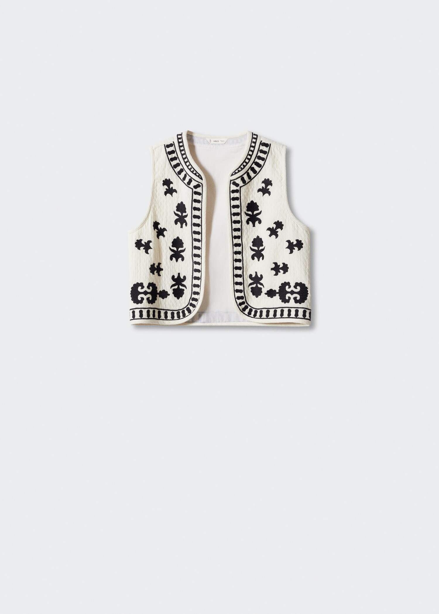 Embroidered gilet - Article without model