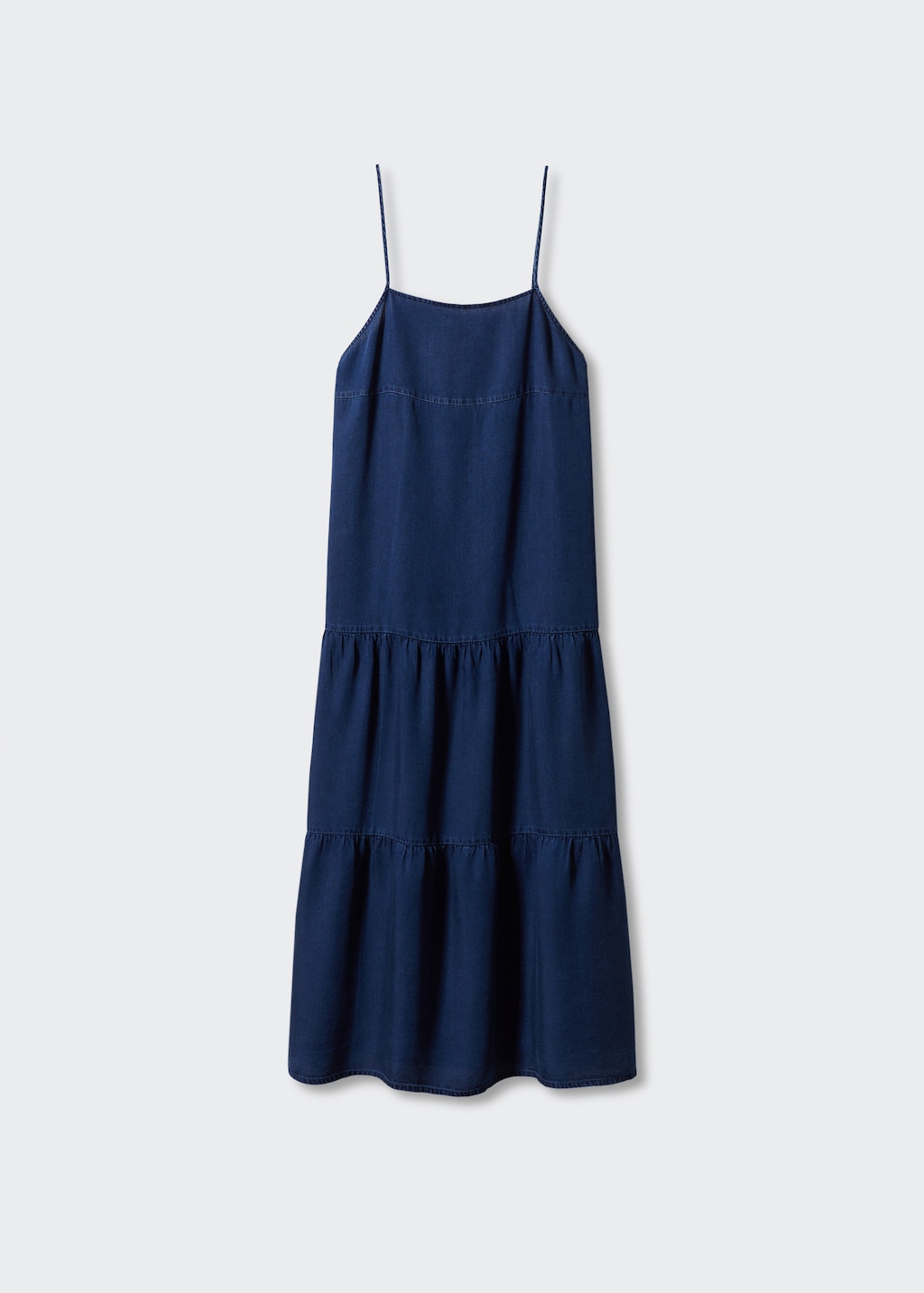 Ruffled denim dress Ruffled denim dress