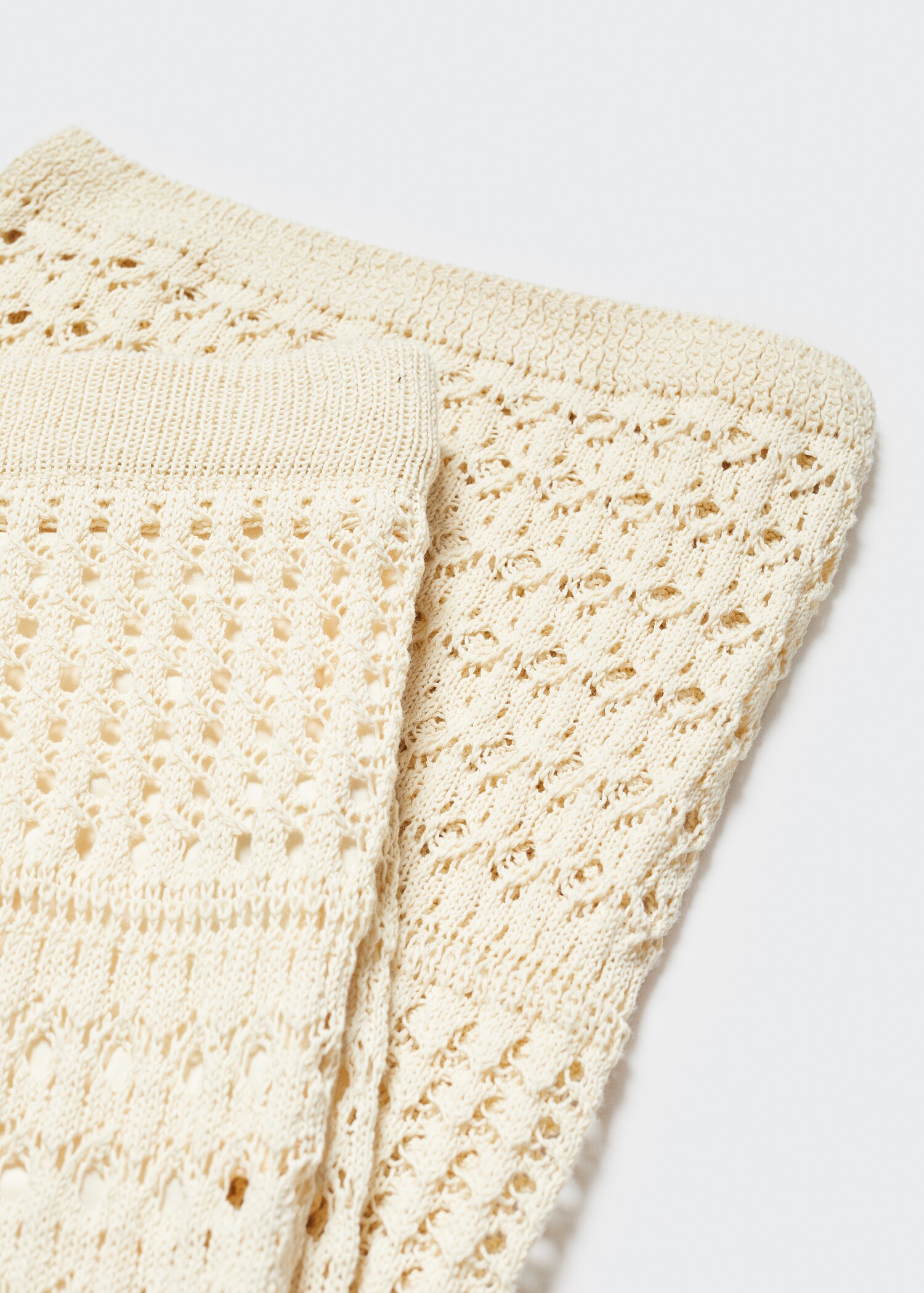 Openwork knitted palazzo pants - Details of the article 8
