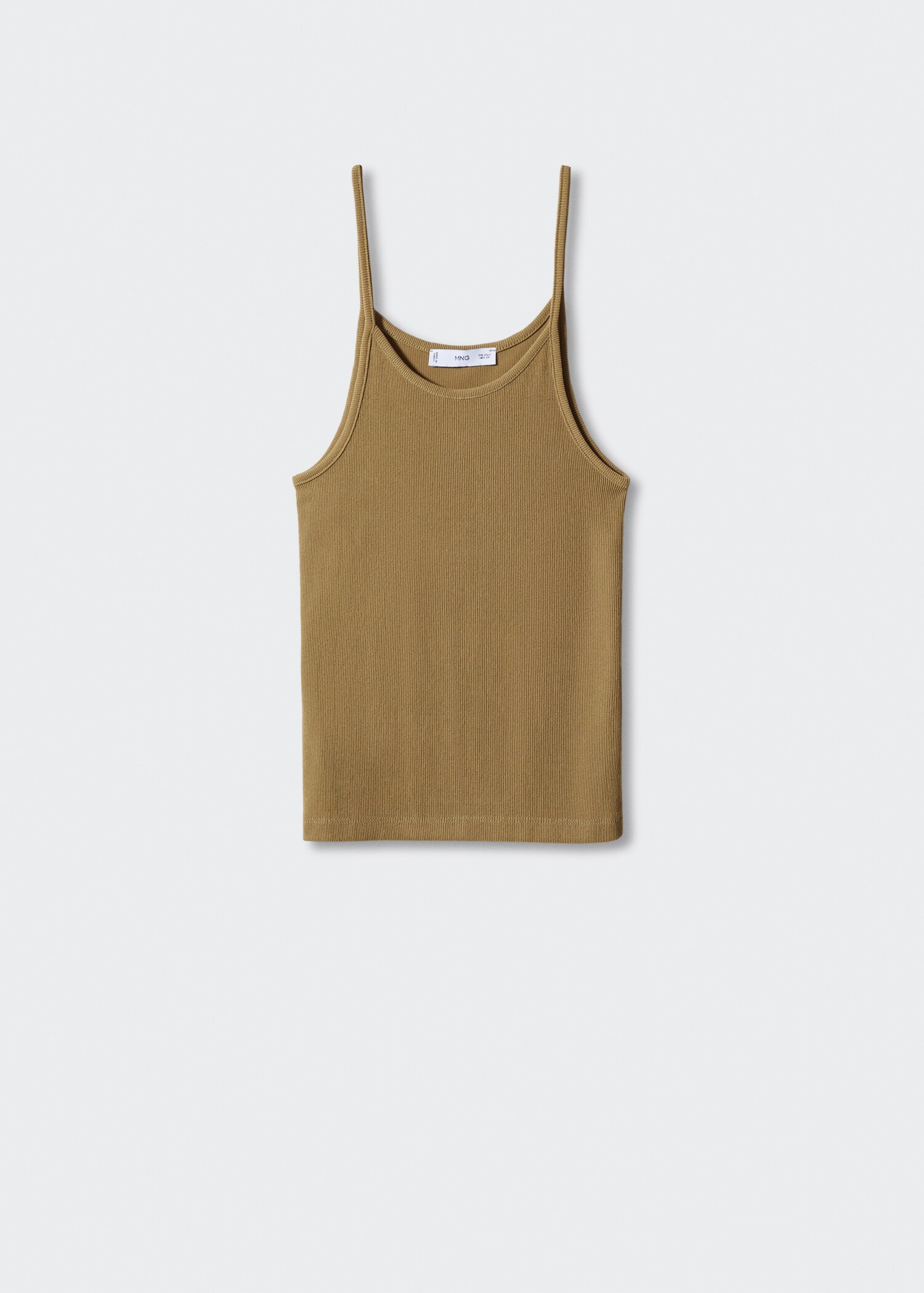 Ribbed strap top - Article without model