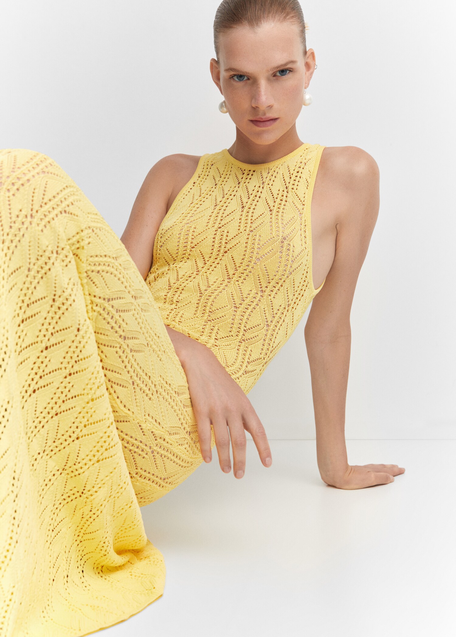 Open-work long dress - Details of the article 2