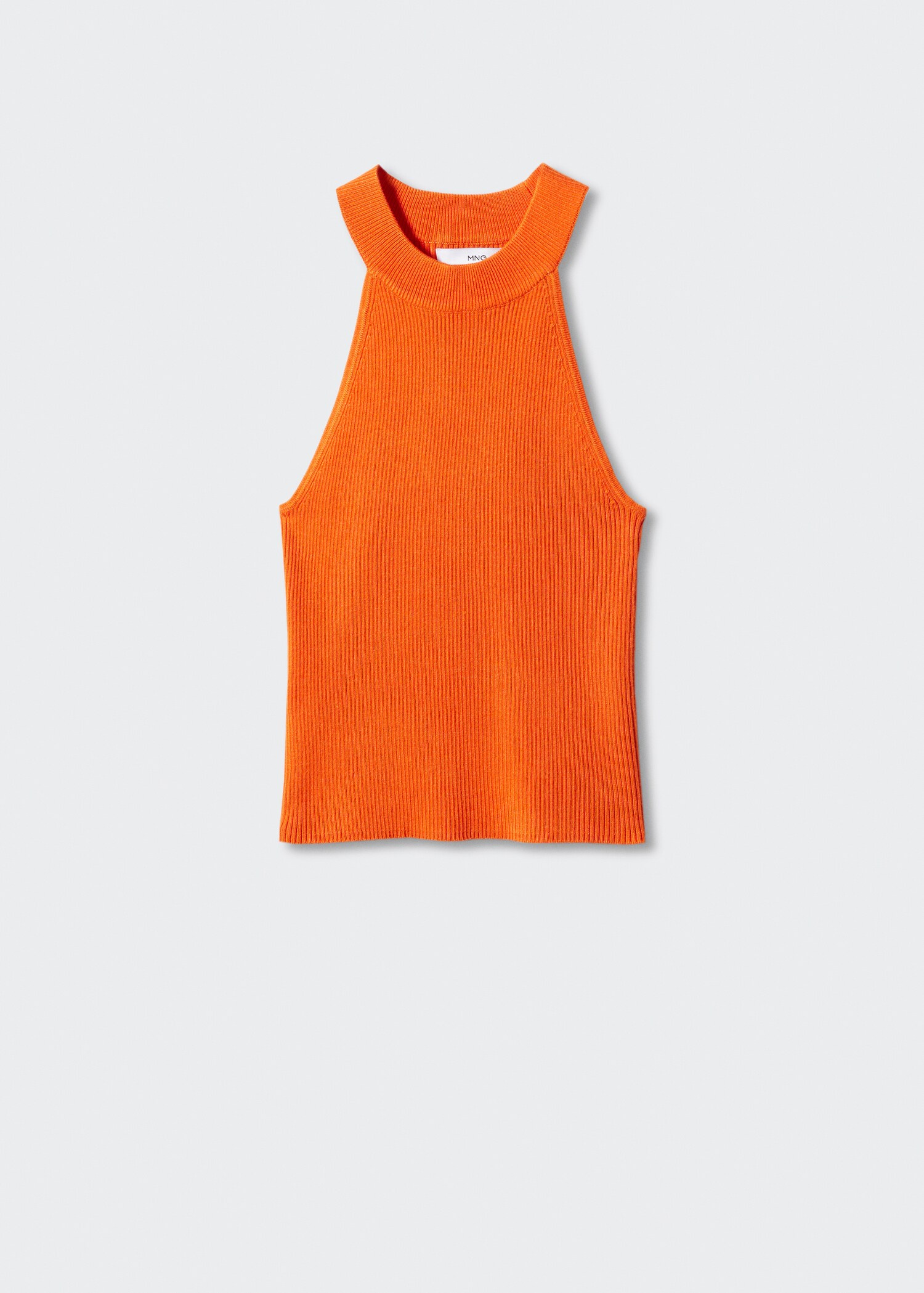 Neckholder-Stricktop - Damen | MANGO OUTLET Deutschland