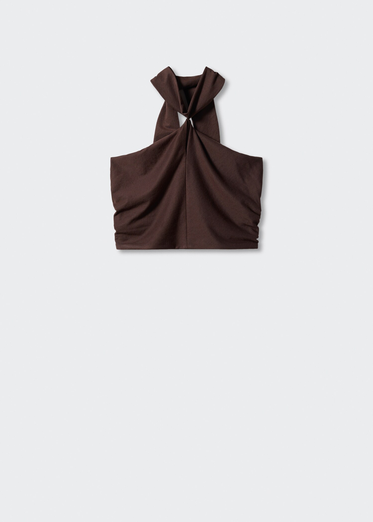 Crop top with halter neck - Article without model