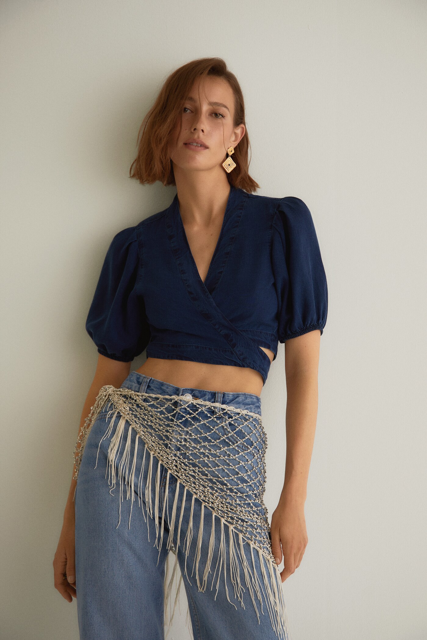 Lyocell wrap top - Details of the article 6