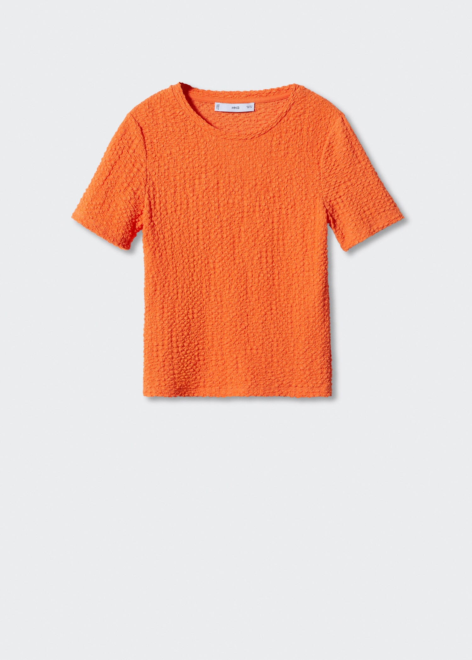 Textured t-shirt - Article without model