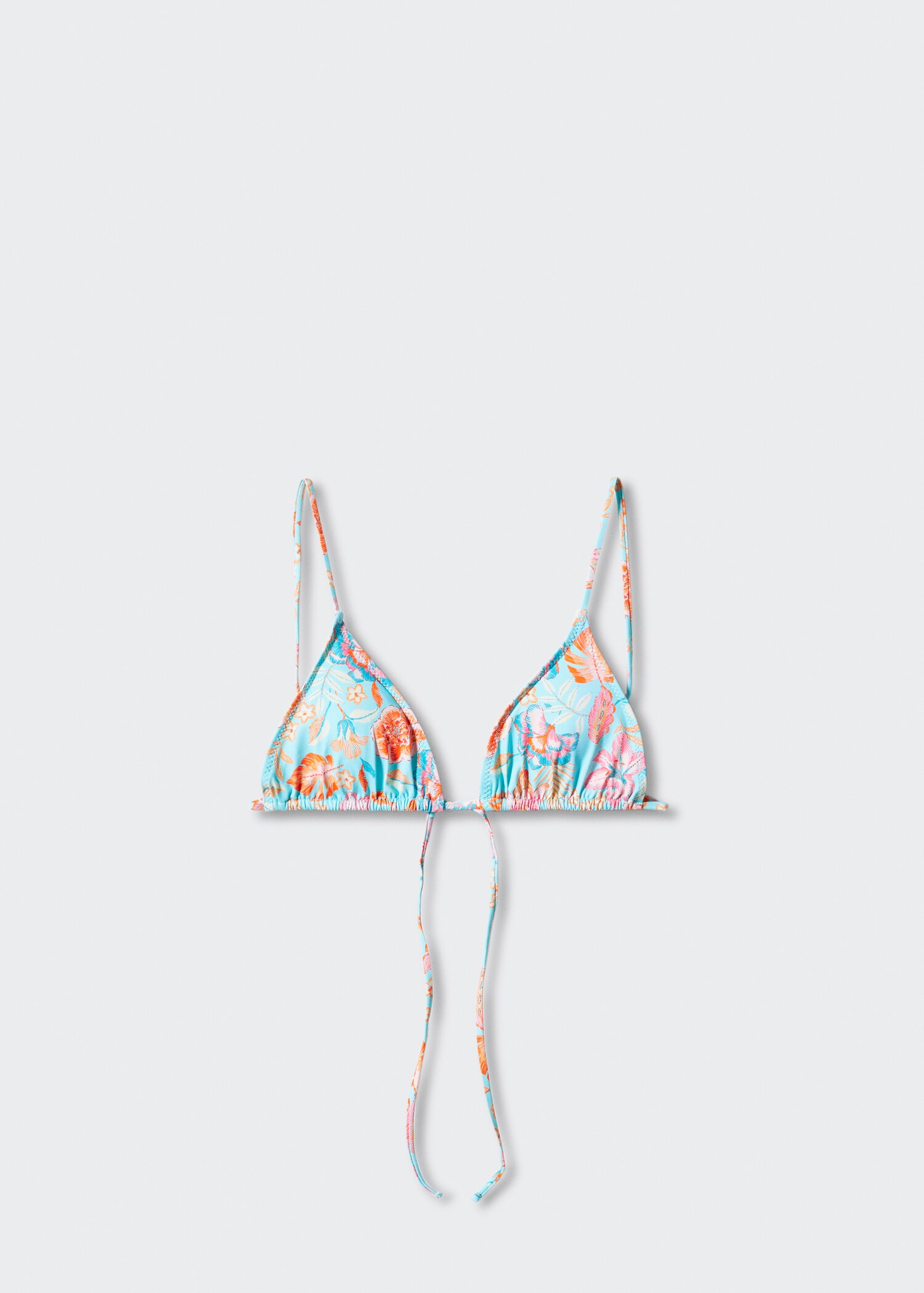 Geblümtes Triangel-Bikini-Top - Artikel ohne Model