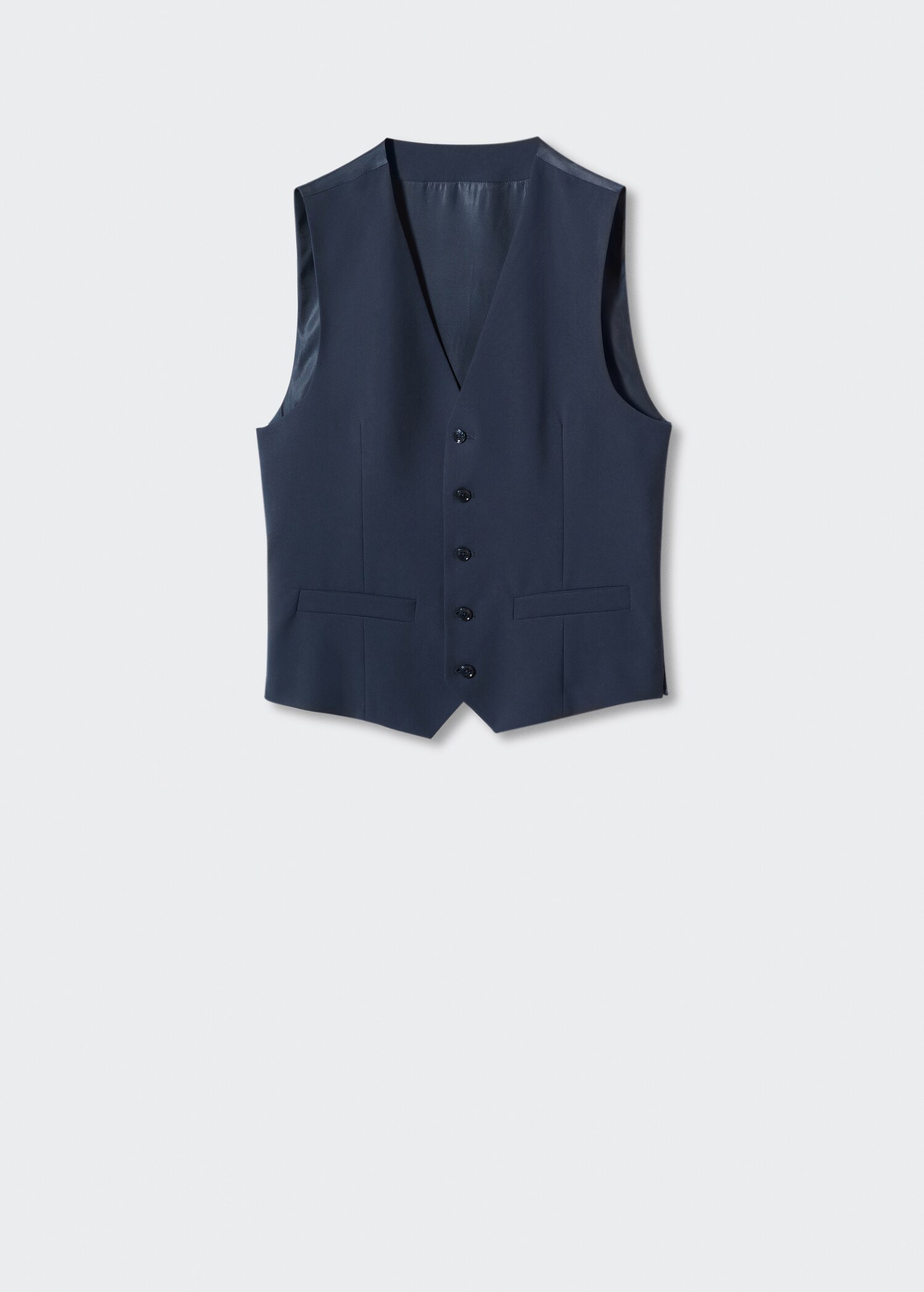 Slim-fit suit waistcoat - Article without model