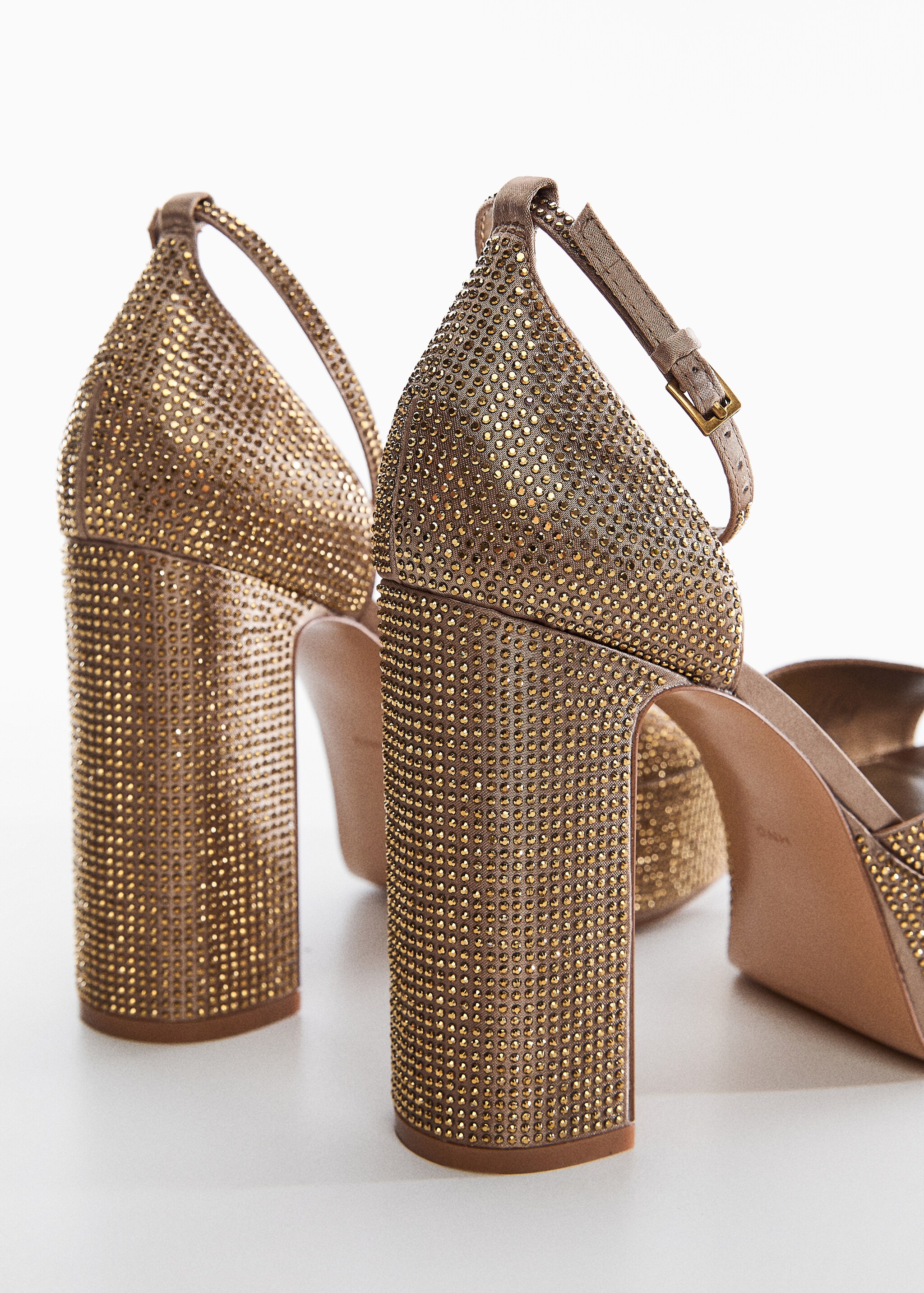 Heeled sandal with strass strap - Details of the article 1