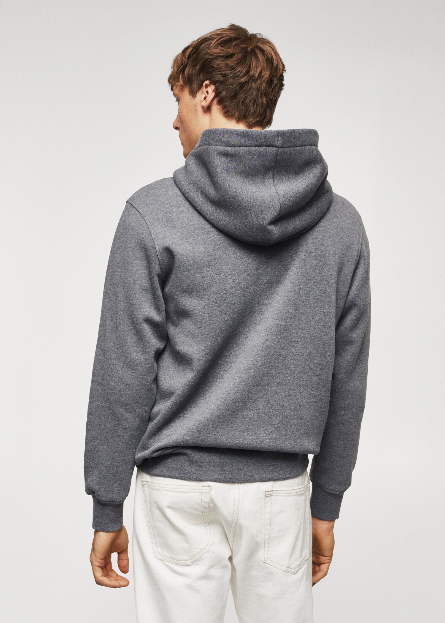 Sudadera algodón cremallera - Reverso del artículo