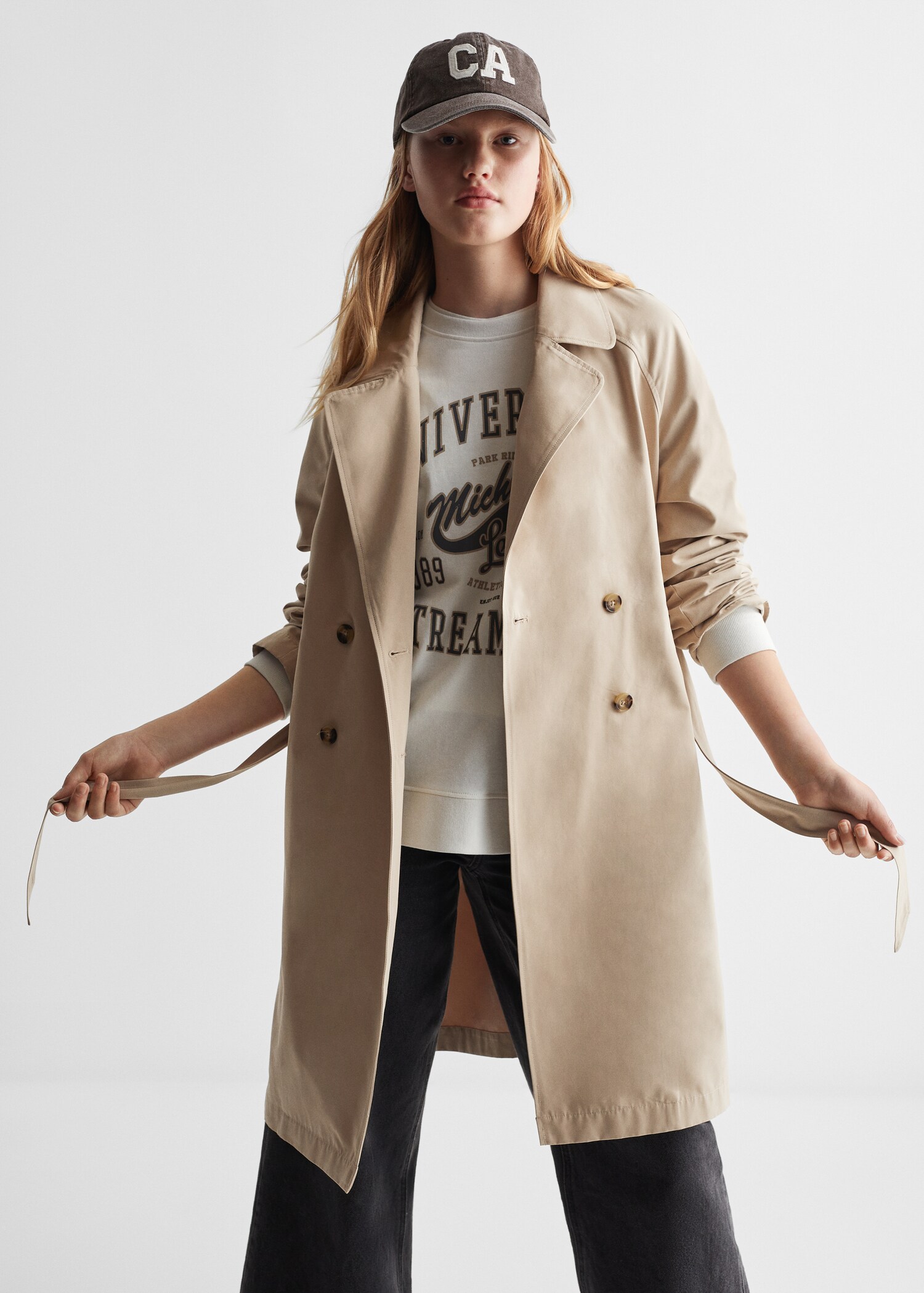Klassischer Trenchcoat - Mittlere Ansicht