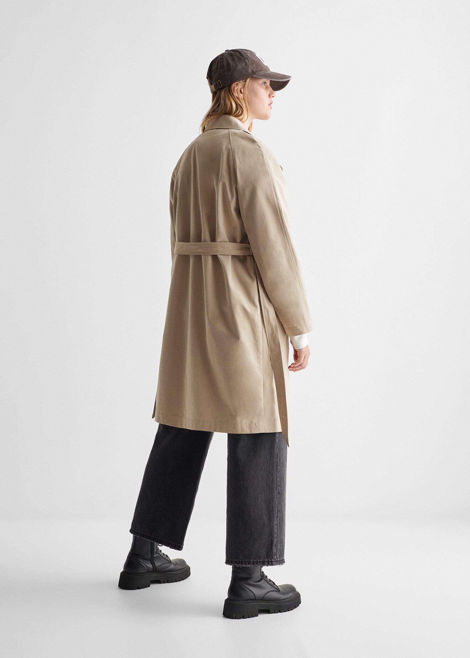 Klassischer Trenchcoat - Rückseite des Artikels