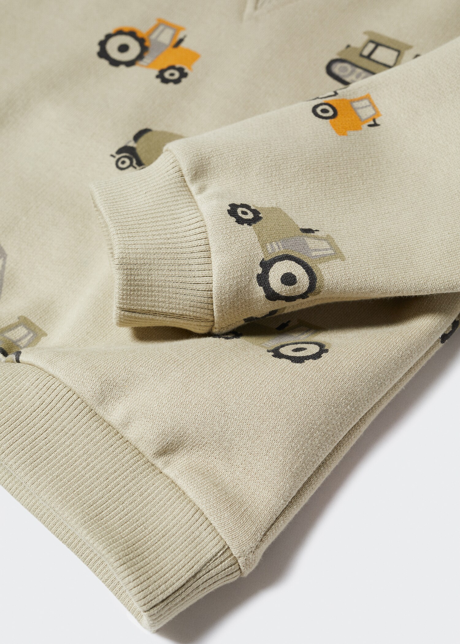Gemustertes Baumwoll-Sweatshirt - Detail des Artikels 0