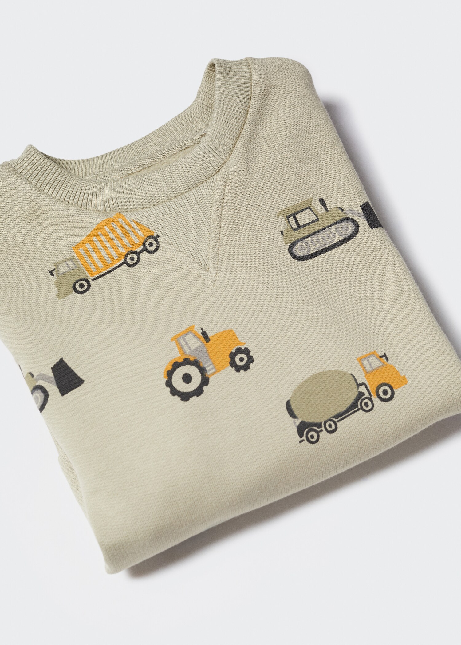 Gemustertes Baumwoll-Sweatshirt - Detail des Artikels 8
