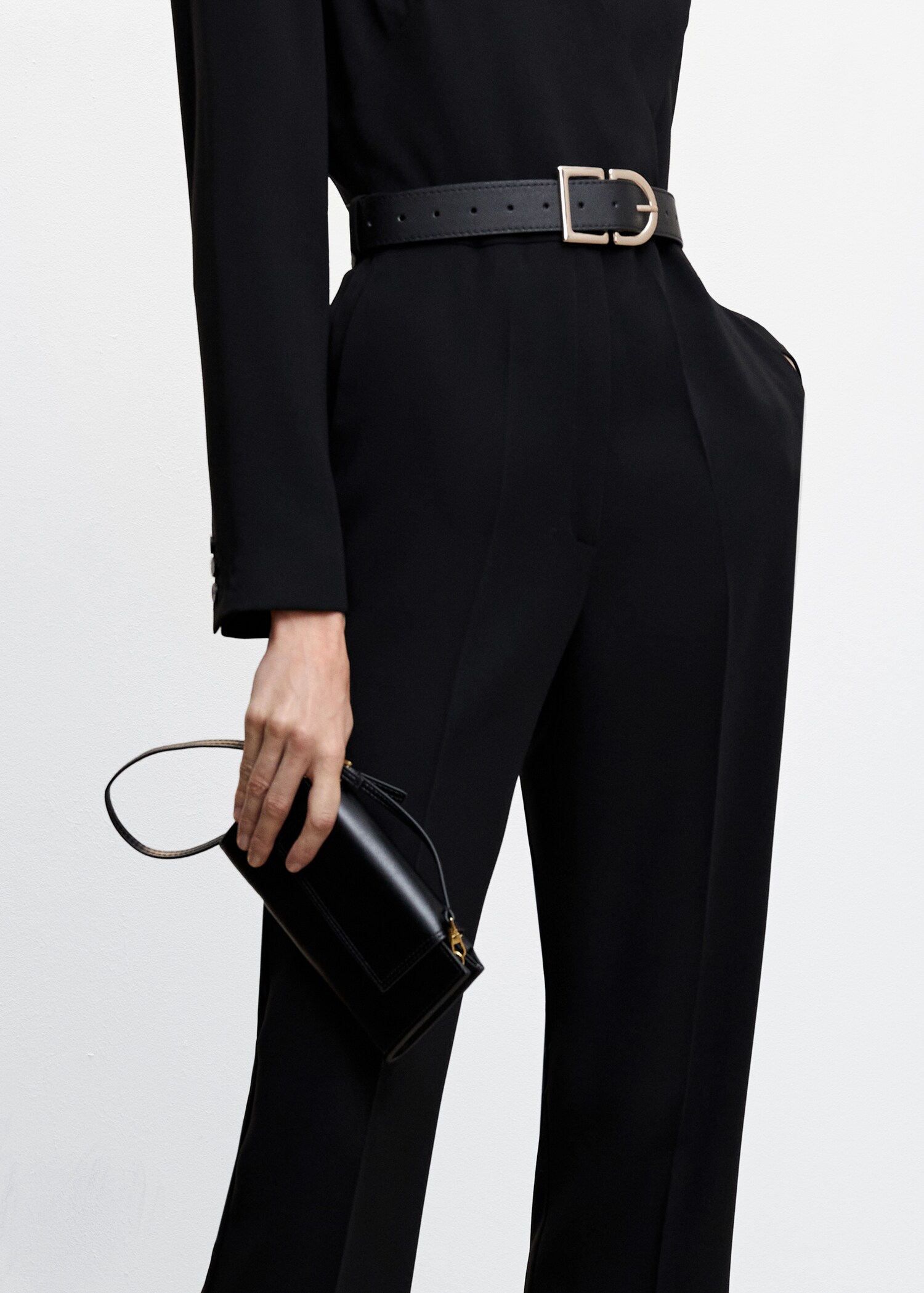 Belt long jumpsuit - Details of the article 1