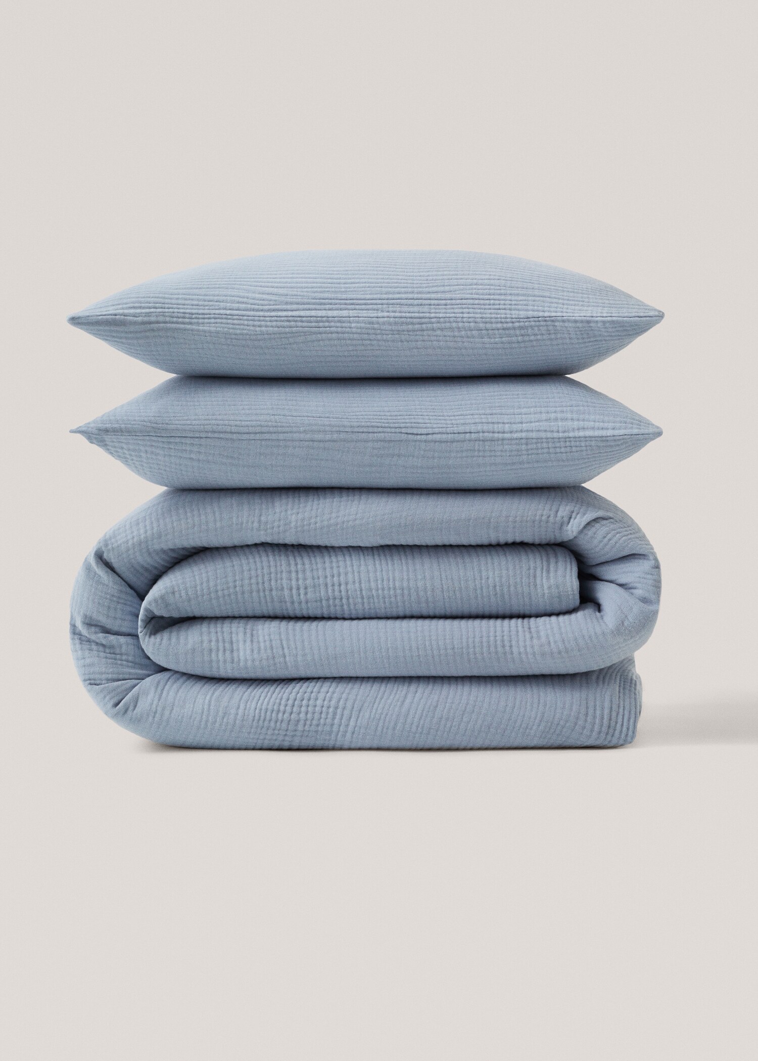 Cotton gauze duvet cover single bed - Article without model