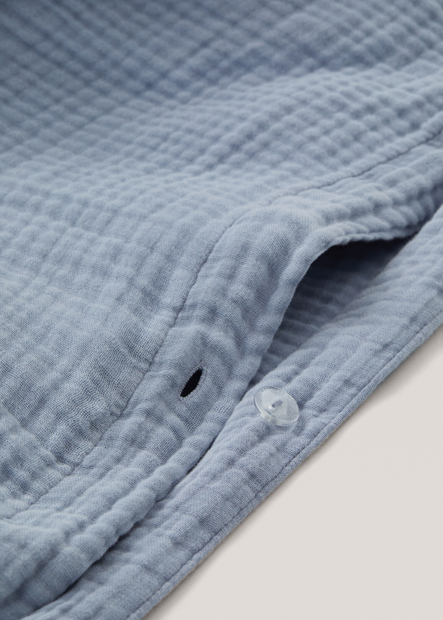 Cotton gauze duvet cover single bed - Details of the article 1