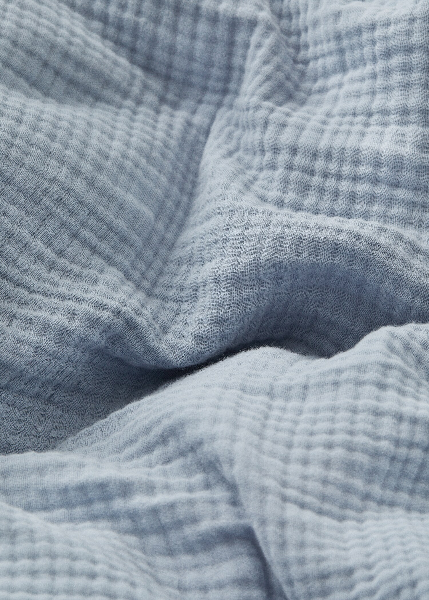 Cotton gauze duvet cover single bed - Details of the article 2