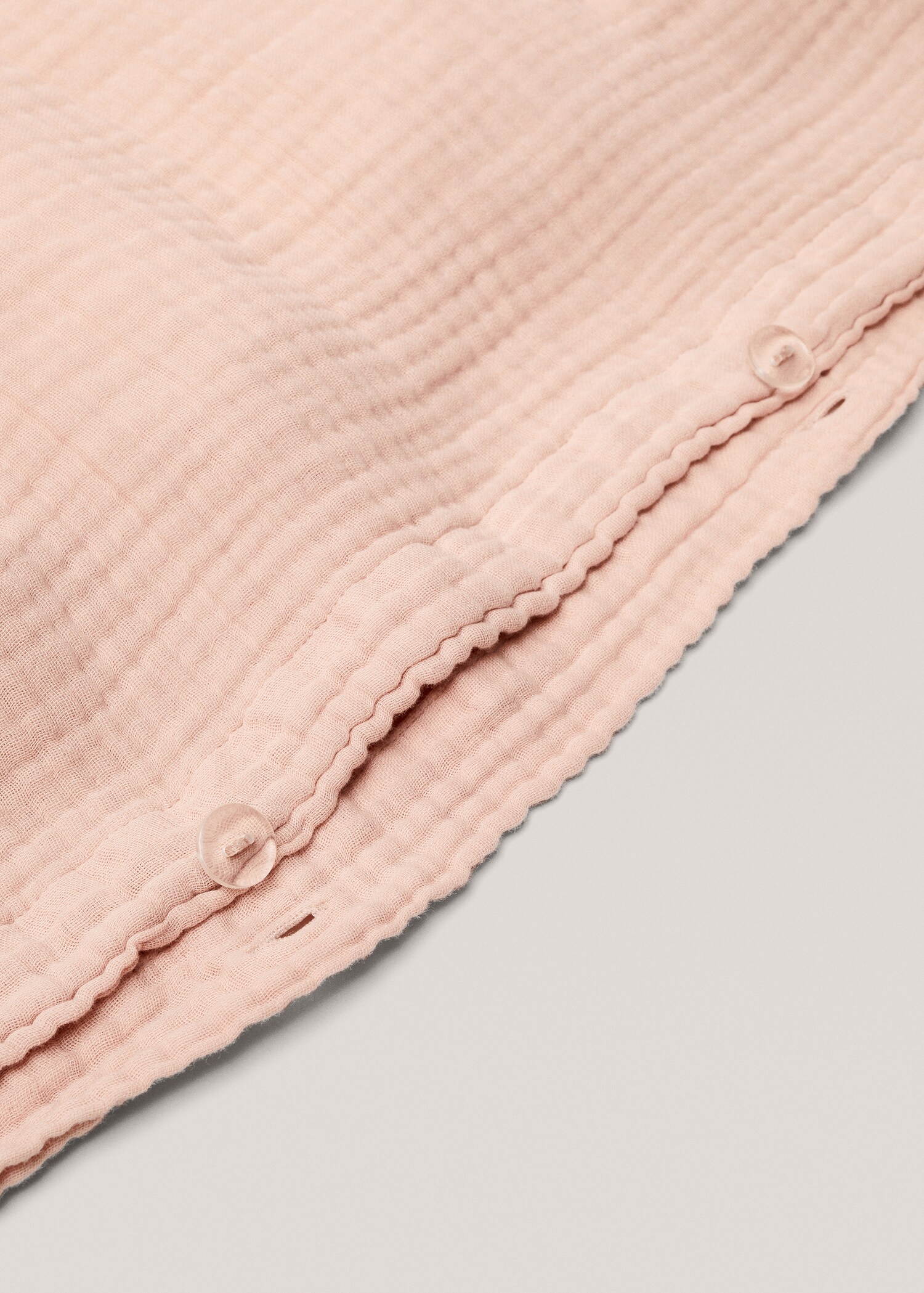 Cotton gauze duvet cover single bed - Details of the article 2