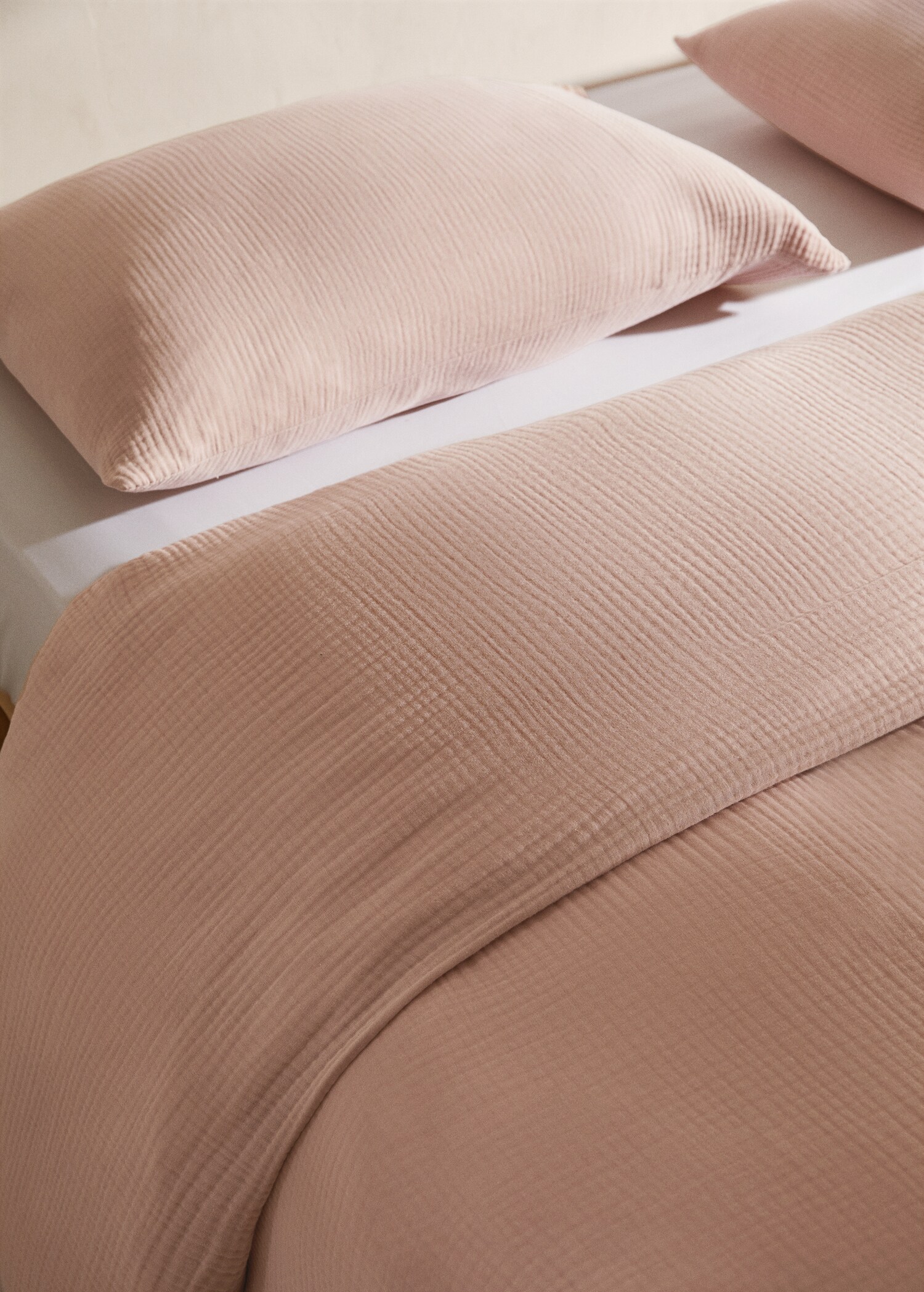 Cotton gauze duvet cover single bed - Details of the article 8