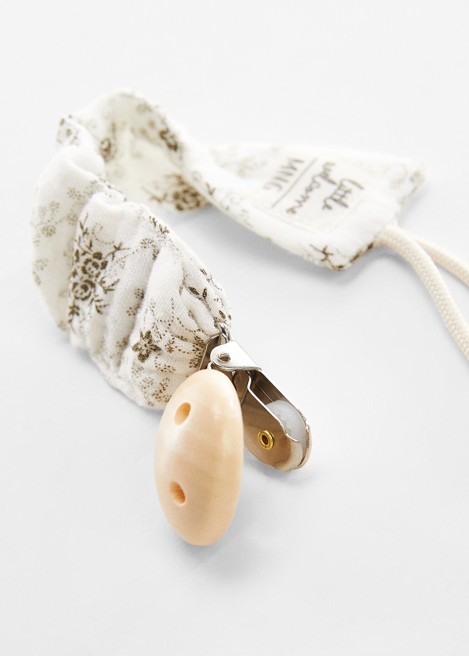 Gemustertes Schnullerband mit Clip - Detail des Artikels 1