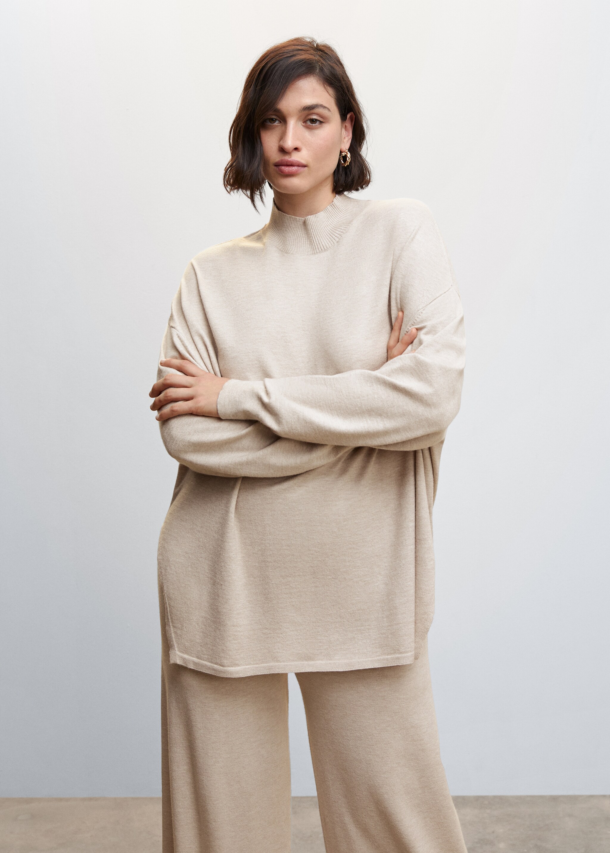 Side slits sweater - Details of the article 5