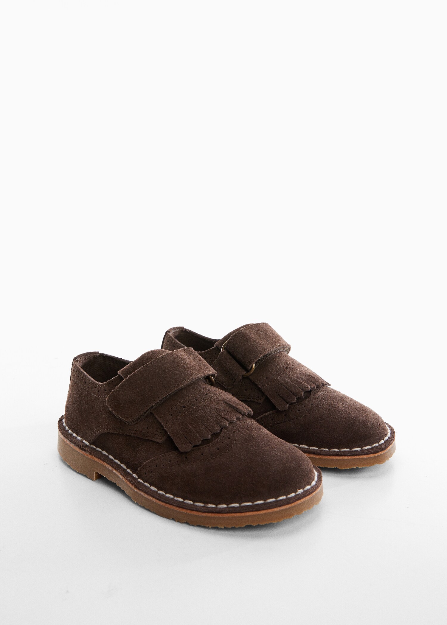 Fringed leather shoes - Medium plane